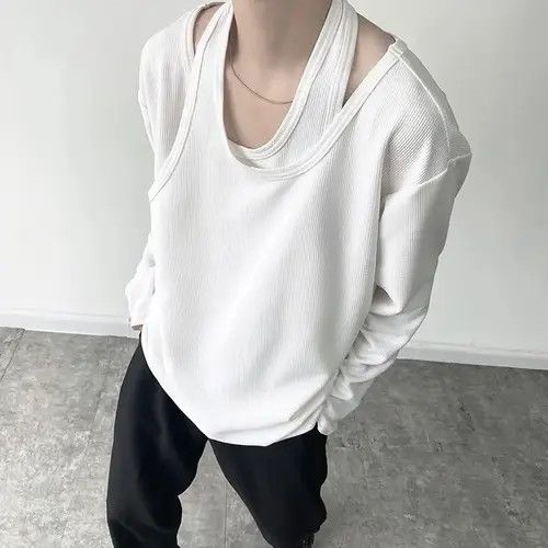 Japanese Brand Korean fashion style long sleeve halter T-shirt Size US M / EU 48-50 / 2 - 4 Thumbnail