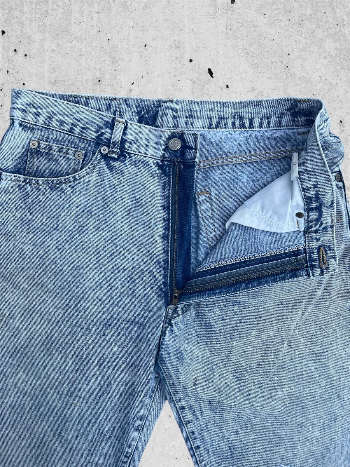 Japanese Brand × Jean 🔥 Coast Light Blue Rusty Distressed Denim W32🔥 Size 32" / US 10 / IT 46 - 7 Thumbnail