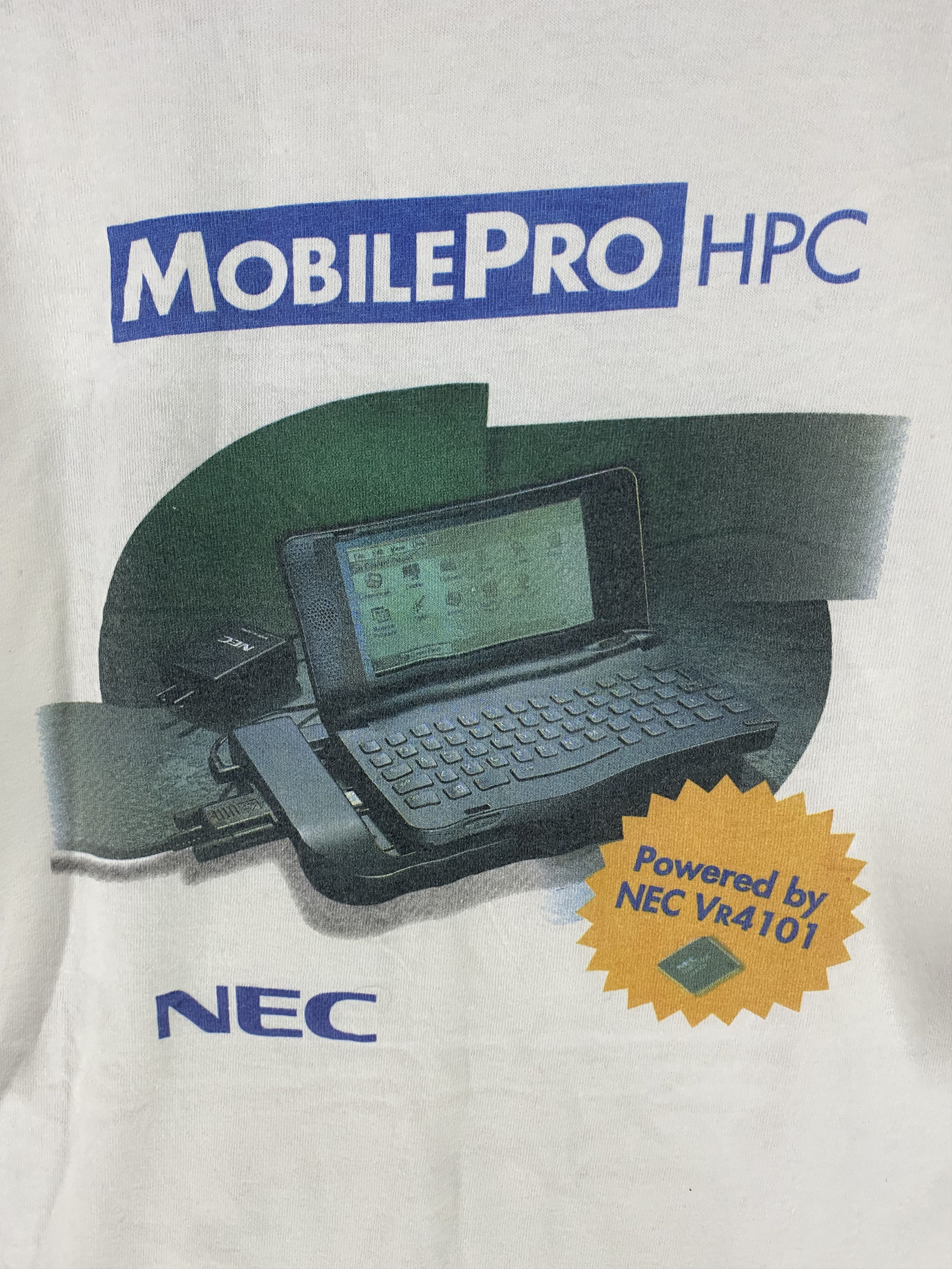 Apple × Microsoft × Vintage 90s NEC Mobile Pro Hpx promo shirt Size US XL / EU 56 / 4 - 7 Thumbnail