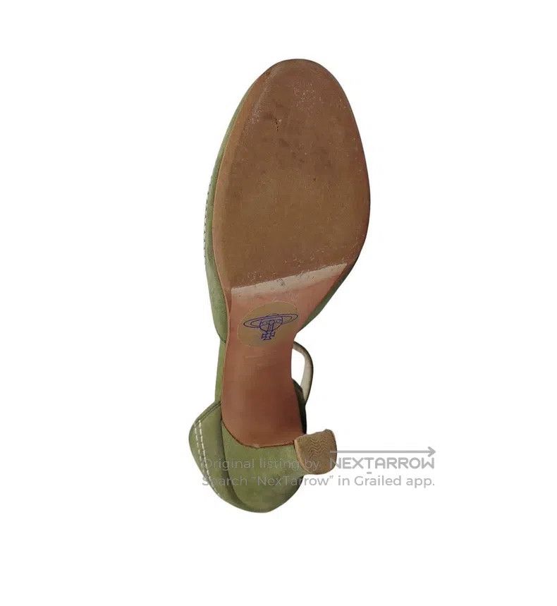 Vivienne Westwood Vivienne Westwood Acquired Soles Green Stitch Heels Size US 5.5 / IT 35.5 - 6 Thumbnail