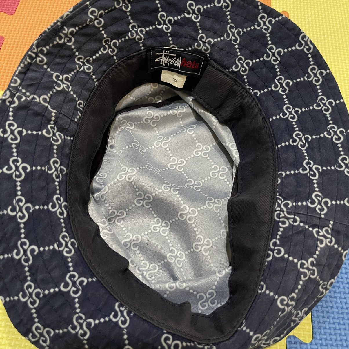 Stussy Vintage STUSSY monogram bucket hat usa Size 38 - 3 Thumbnail