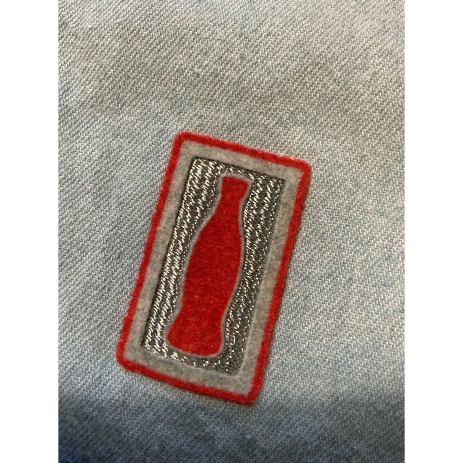 Vintage **VINTAGE Coca-Cola Coke Bottle Top Button-Up Denim Jean L/S Shirt L** User: Vintage Coca-Cola Coke Bottle Top Button-Up Denim Jean L/S Shirt L Size US L / EU 52-54 / 3 - 6 Thumbnail