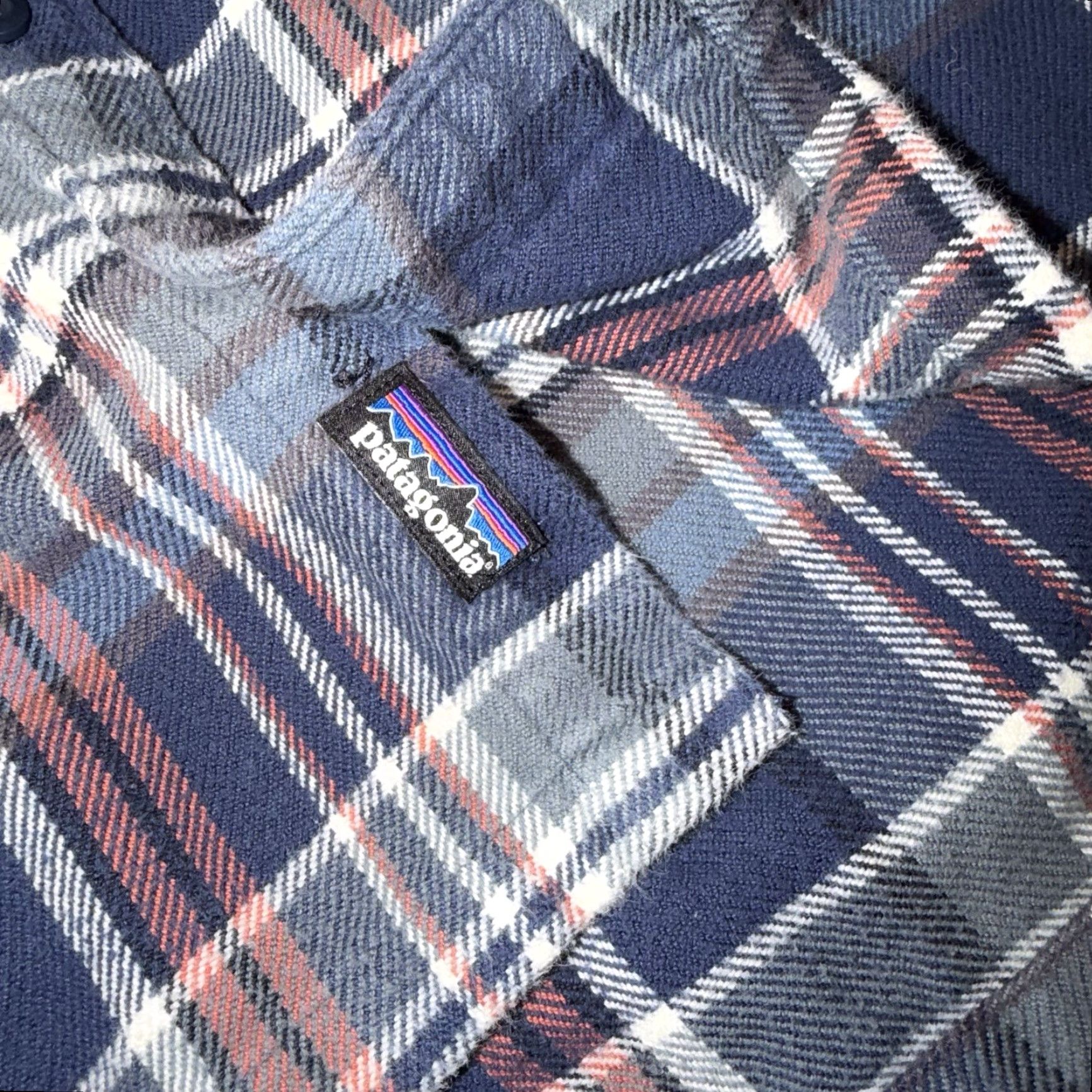 Patagonia Patagonia Flannel Shirt Mens Medium Blue Plaid Long Sleeve Organic Cotton Fjord Size US M / EU 48-50 / 2 - 4 Thumbnail
