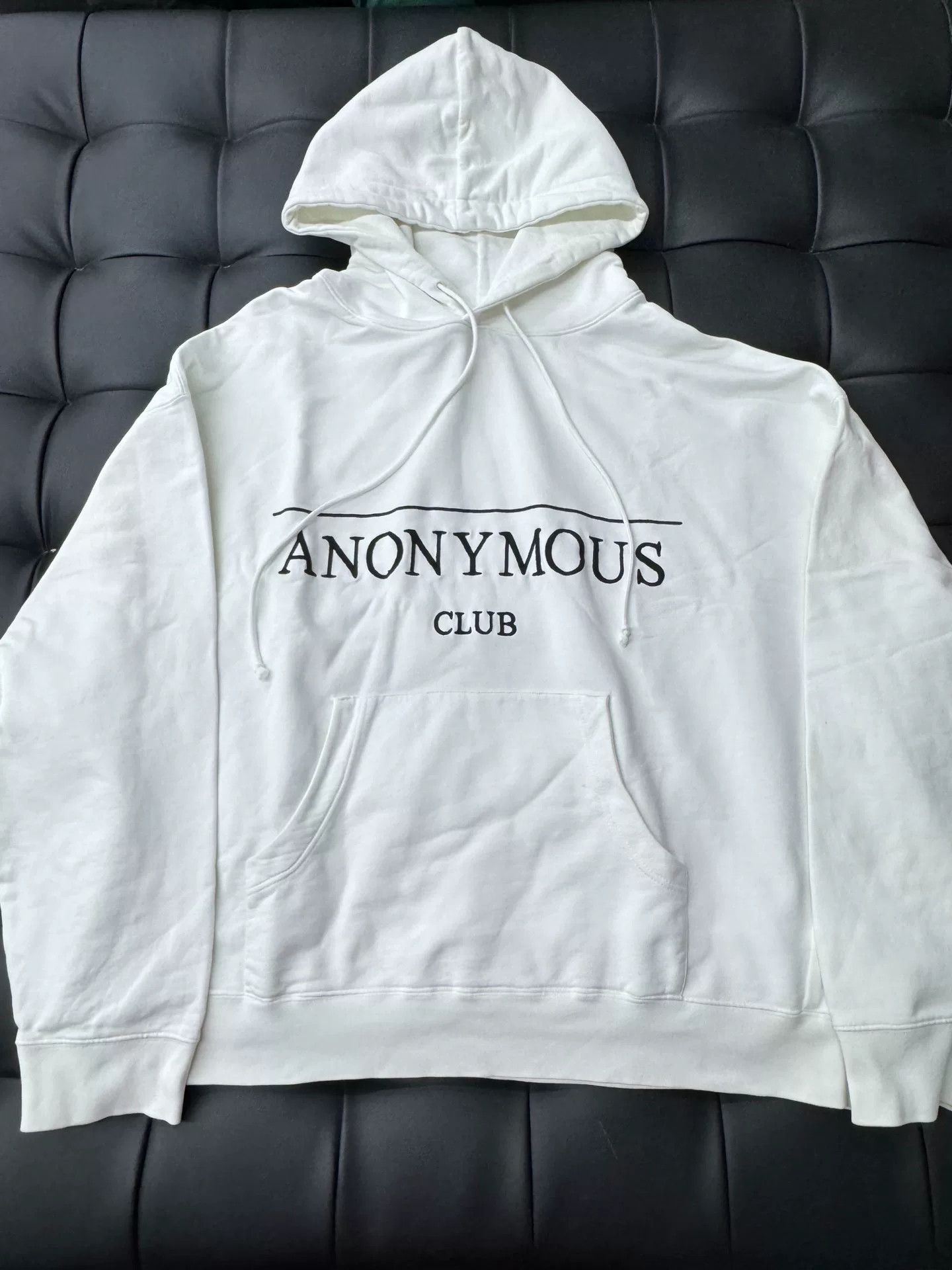 givenchy　anonymous club Hoodie Anonymous Club Anonymous Club Logo Hoodie Purple | Grailed