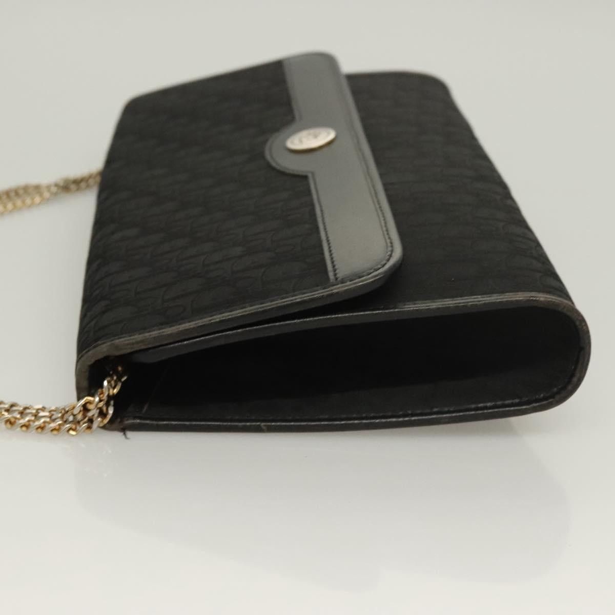 Dior DIOR Trotter Canvas Chain Shoulder Bag Black Gold Size ONE SIZE - 5 Thumbnail
