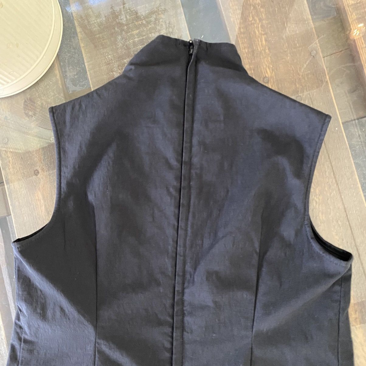 Japanese Brand A/T Black Pleated High Neck Top Size M / US 6-8 / IT 42-44 - 12 Thumbnail