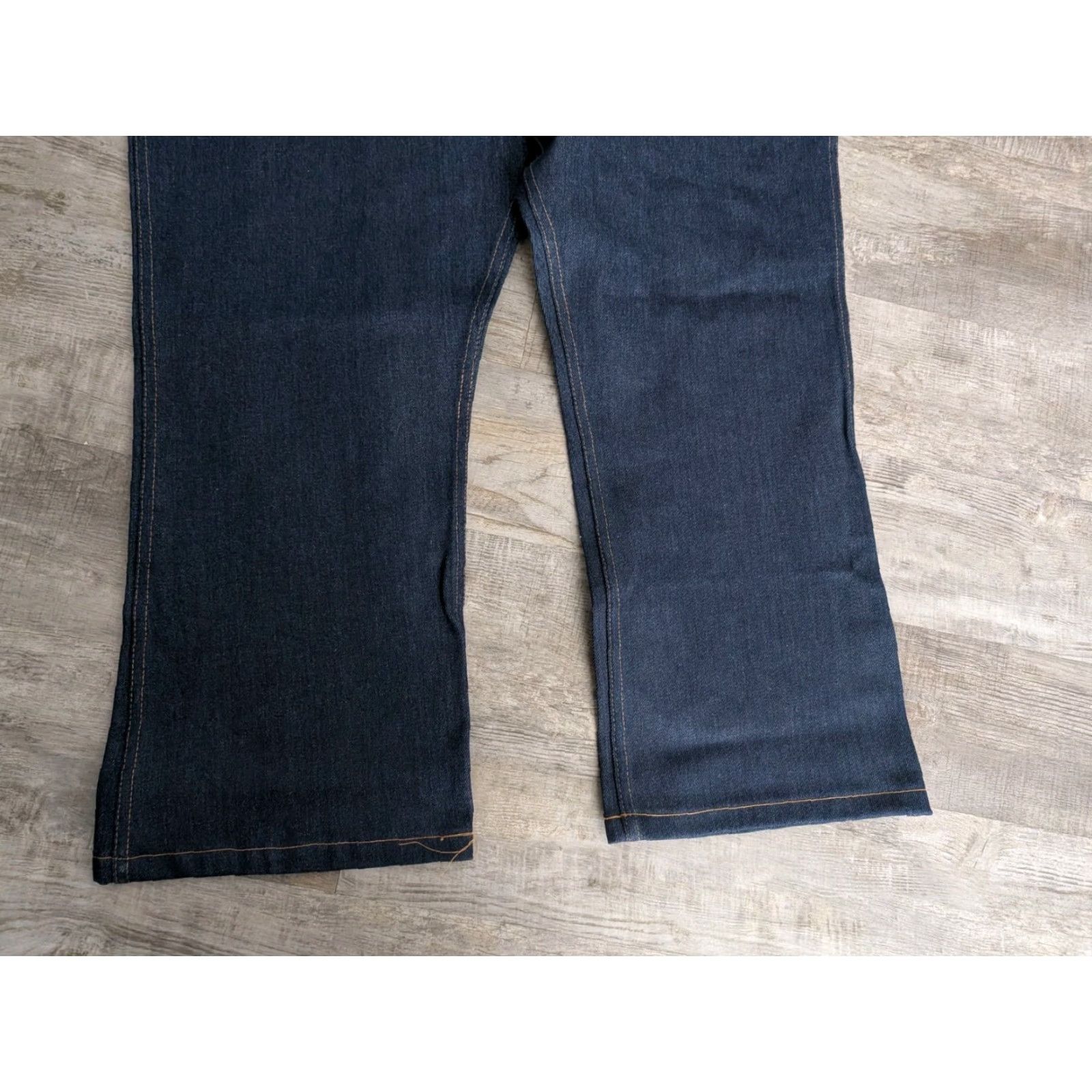 Sears Vtg Roebuck & Co. Jeans 52x29 Denim Indigo Straight Men 5-Pocket 5014-5 Cowboy 1970s Size US 36 / EU 52 - 7 Thumbnail