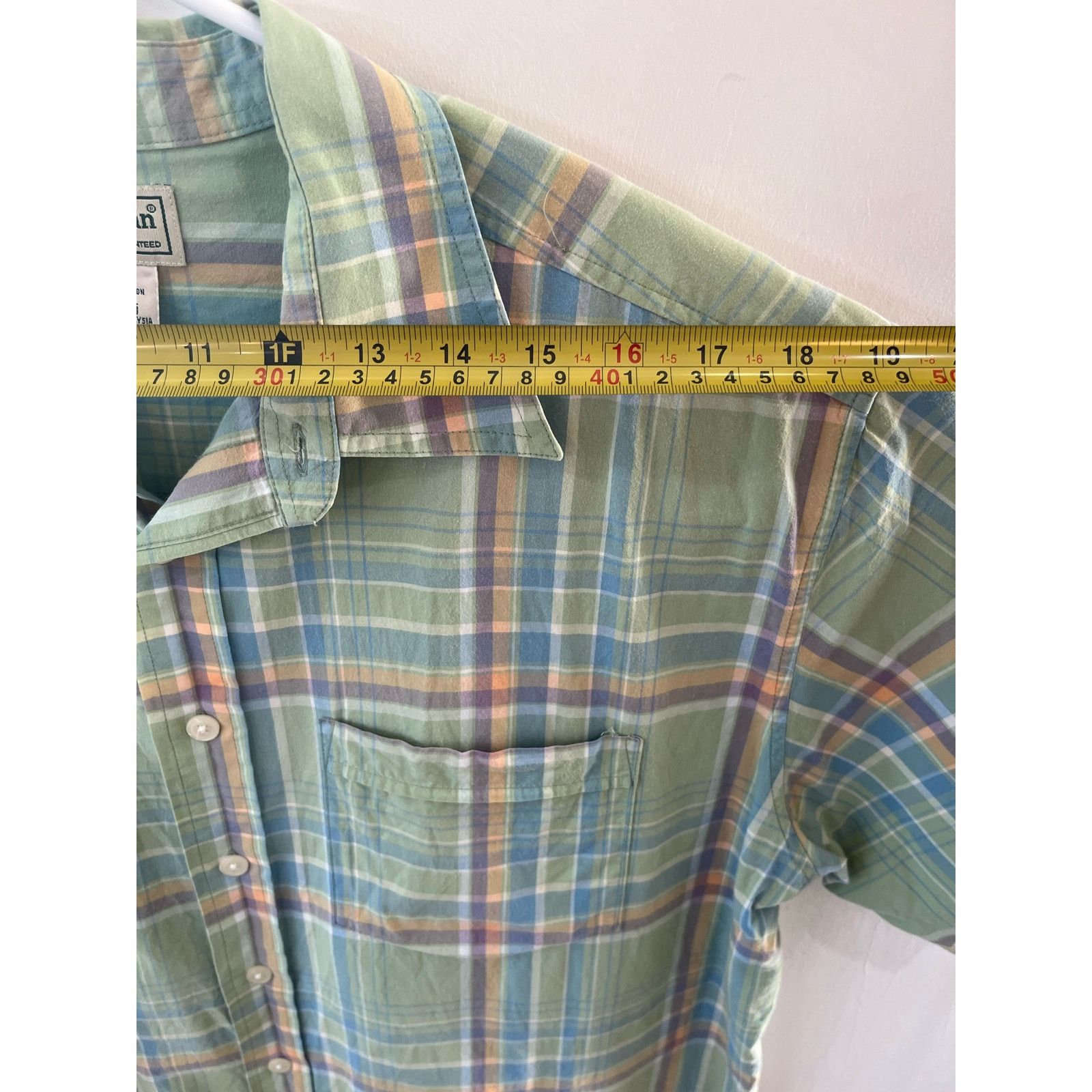 L.L. Bean LL Bean Shirt Mens Large green Short Sleeve Button Down Size US L / EU 52-54 / 3 - 5 Thumbnail