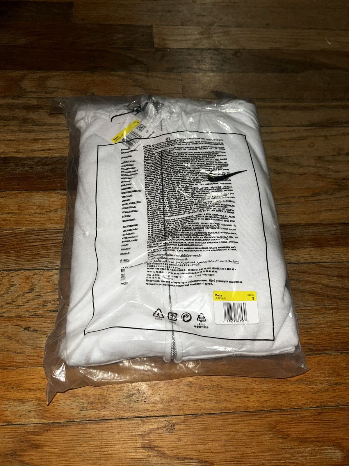 Nike × Supreme Supreme Nike Zip Up Hooded Sweatshirt White SS25 Size Small Size US S / EU 44-46 / 1 - 2 Thumbnail
