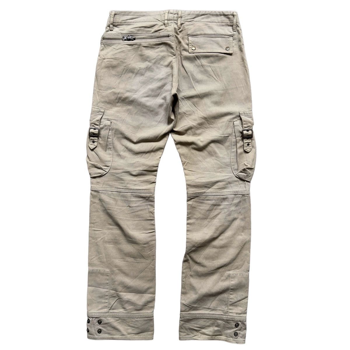 If Six Was Nine × Japanese Brand × Le Grande Bleu (L.G.B.) ❤️‍🔥ARCHIVE❤️‍🔥 Halb By Kazutaka Kato Bondage Cargo Pants Size US 32 / EU 48 - 3 Thumbnail
