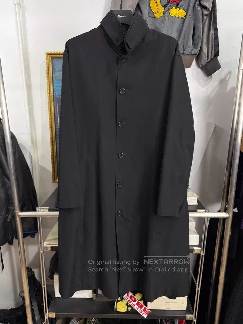 Yohji Yamamoto Yohji Yamamoto Thick wool collar coat Size US L / EU 52-54 / 3 - 1 Thumbnail