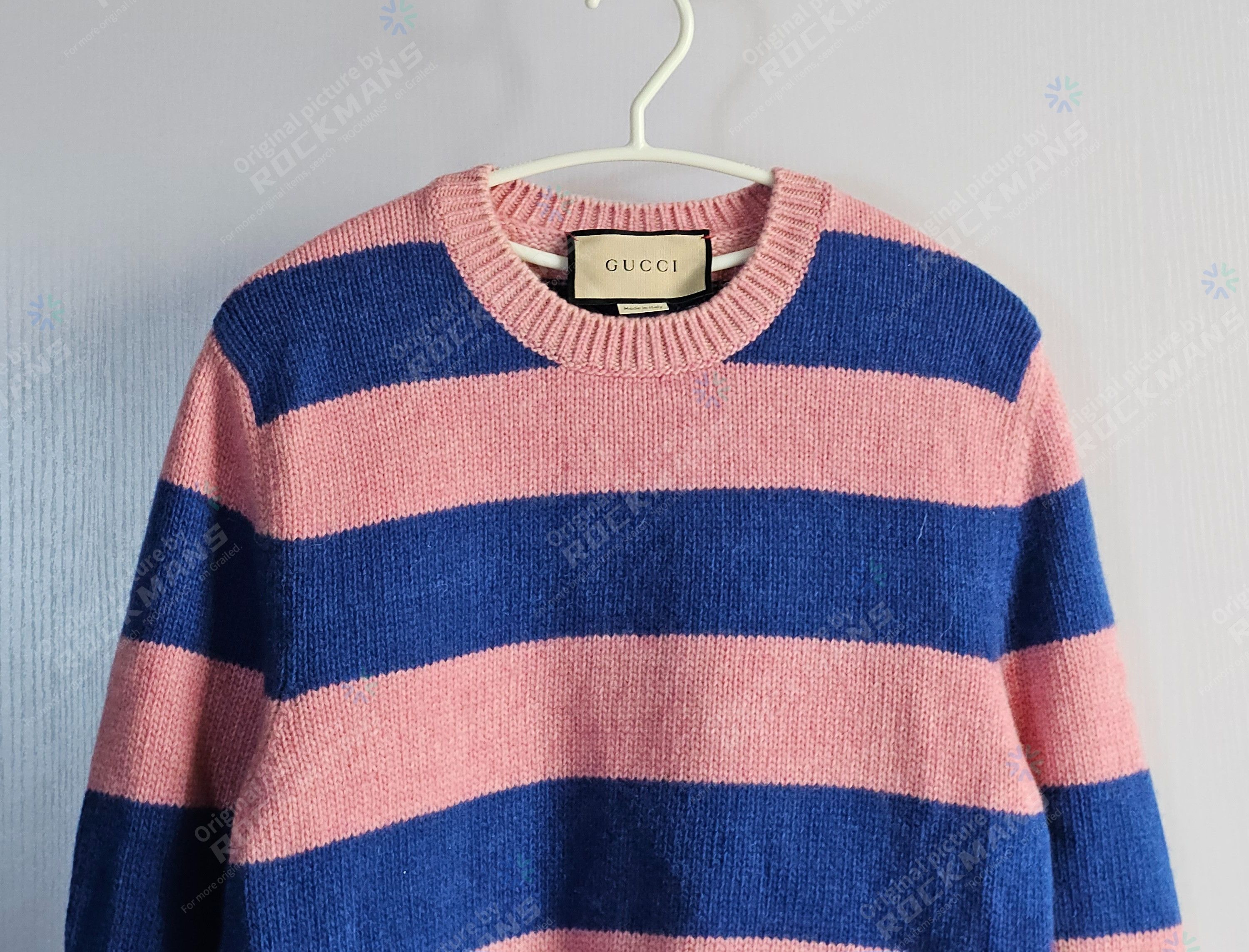 Gucci GUCCI Unisex Striped Cashmere Sweater Size S Size S / US 4 / IT 40 - 2 Thumbnail