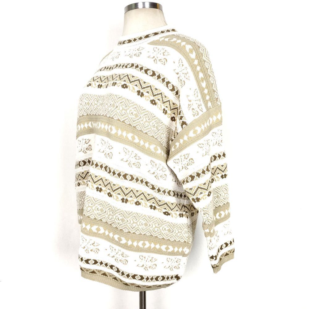 Other Vintage Comfy Neutral Grandma Sweater Ski Winter XL-XXL Size XL / US 12-14 / IT 48-50 - 5 Thumbnail