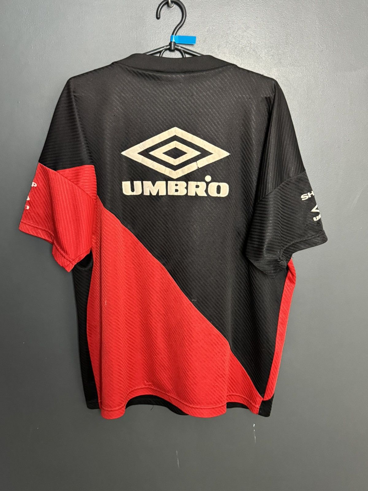Umbro Vintage Manchester United Training Football Jersey T-Shirt Size US M / EU 48-50 / 2 - 2 Thumbnail