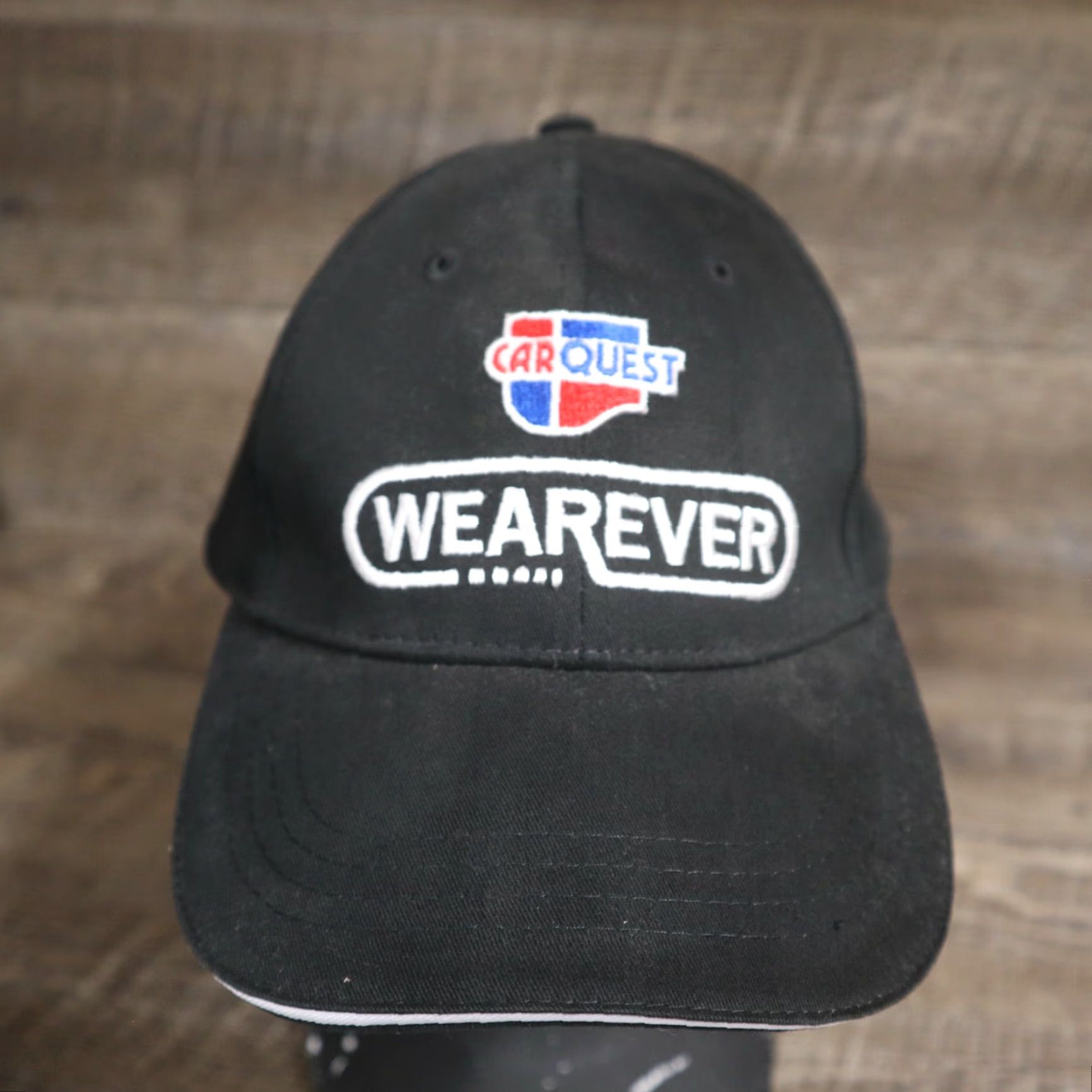 Vintage Men Black One Size Adjustable Cotton Baseball Cap Size ONE SIZE - 2 Thumbnail