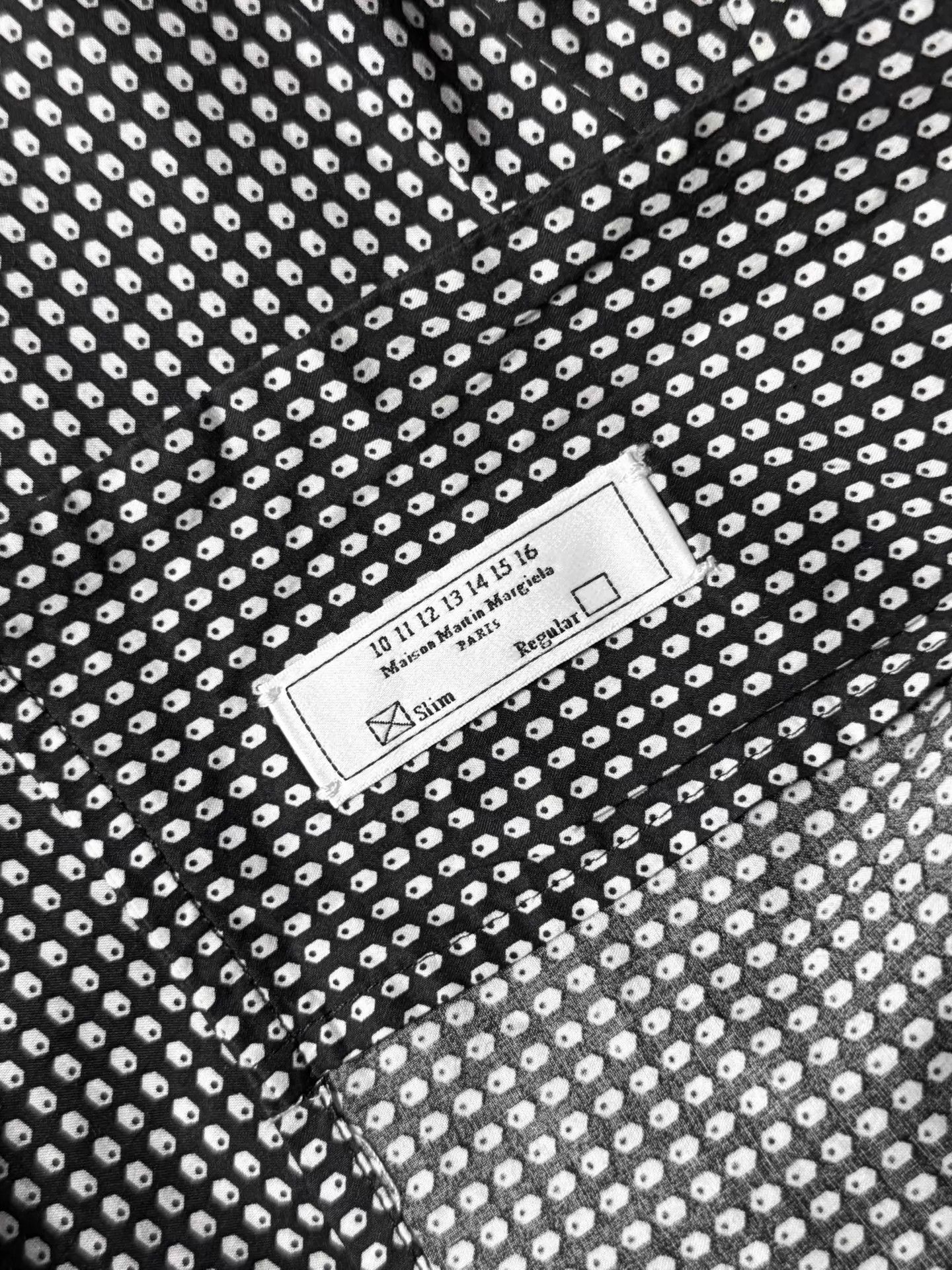 Other MMM F/W15 Solid Textured Shirt Black & White 48 Size US M / EU 48-50 / 2 - 6 Thumbnail