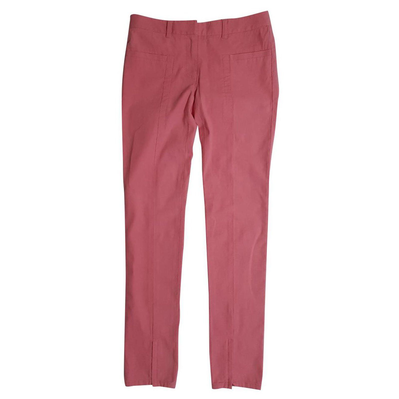 3.1 Phillip Lim Pink cotton trousers Size 28" / US 6 / IT 42 - 1 Thumbnail