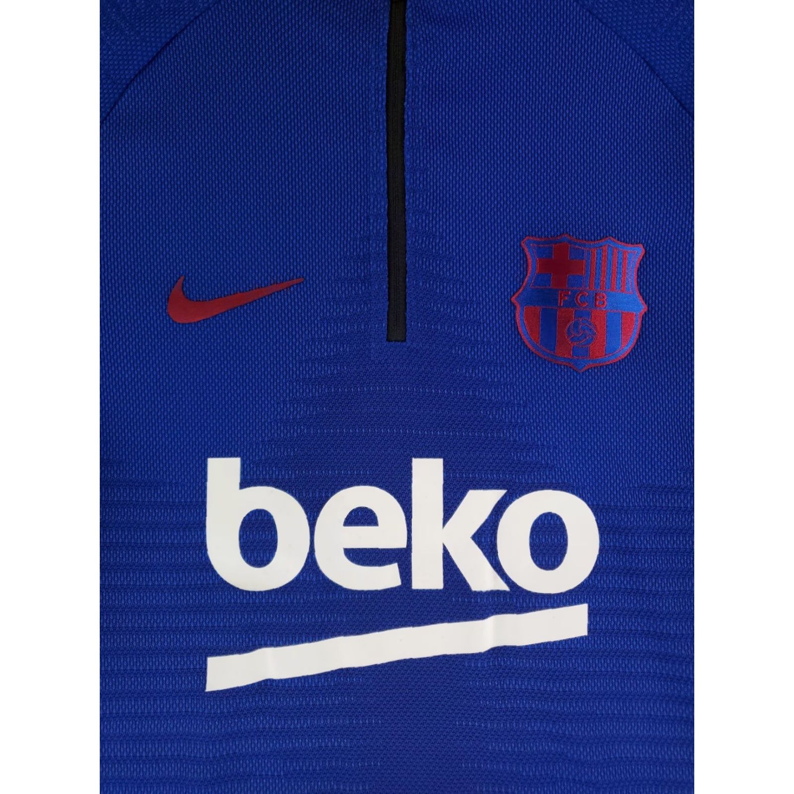 Nike Nike Vaporknit Barcelona FCB 1/4 Zip Pullover Shirt Long Sleeve Blue Mens S NWT Size US S / EU 44-46 / 1 - 4 Thumbnail