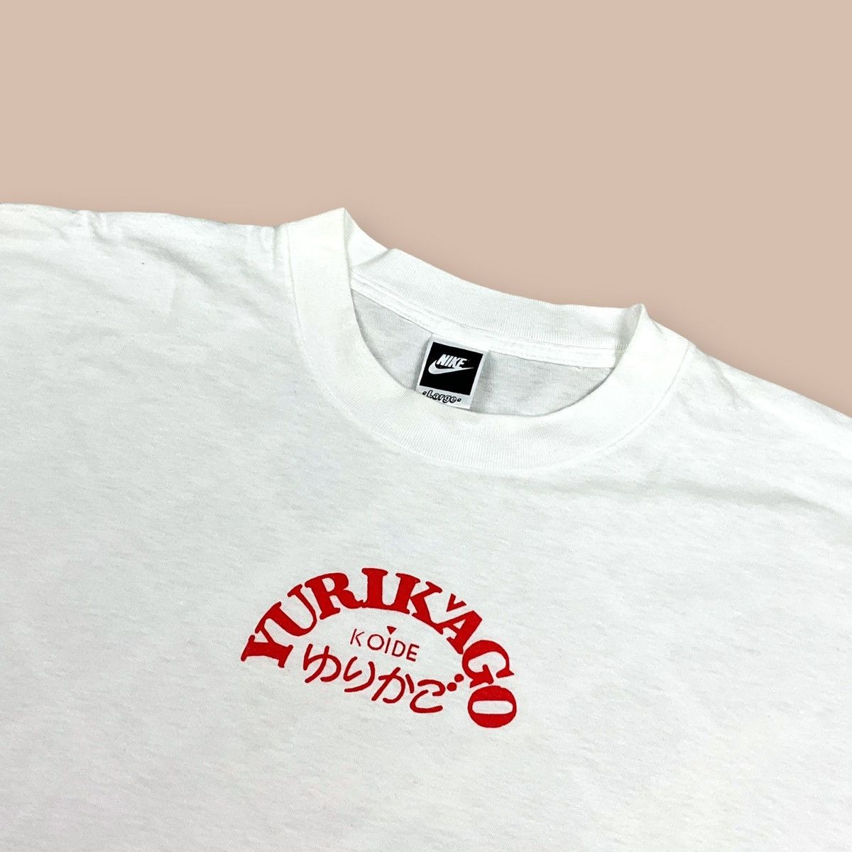 Nike Vintage 90's Nike Japan White TEE Size US M / EU 48-50 / 2 - 3 Thumbnail