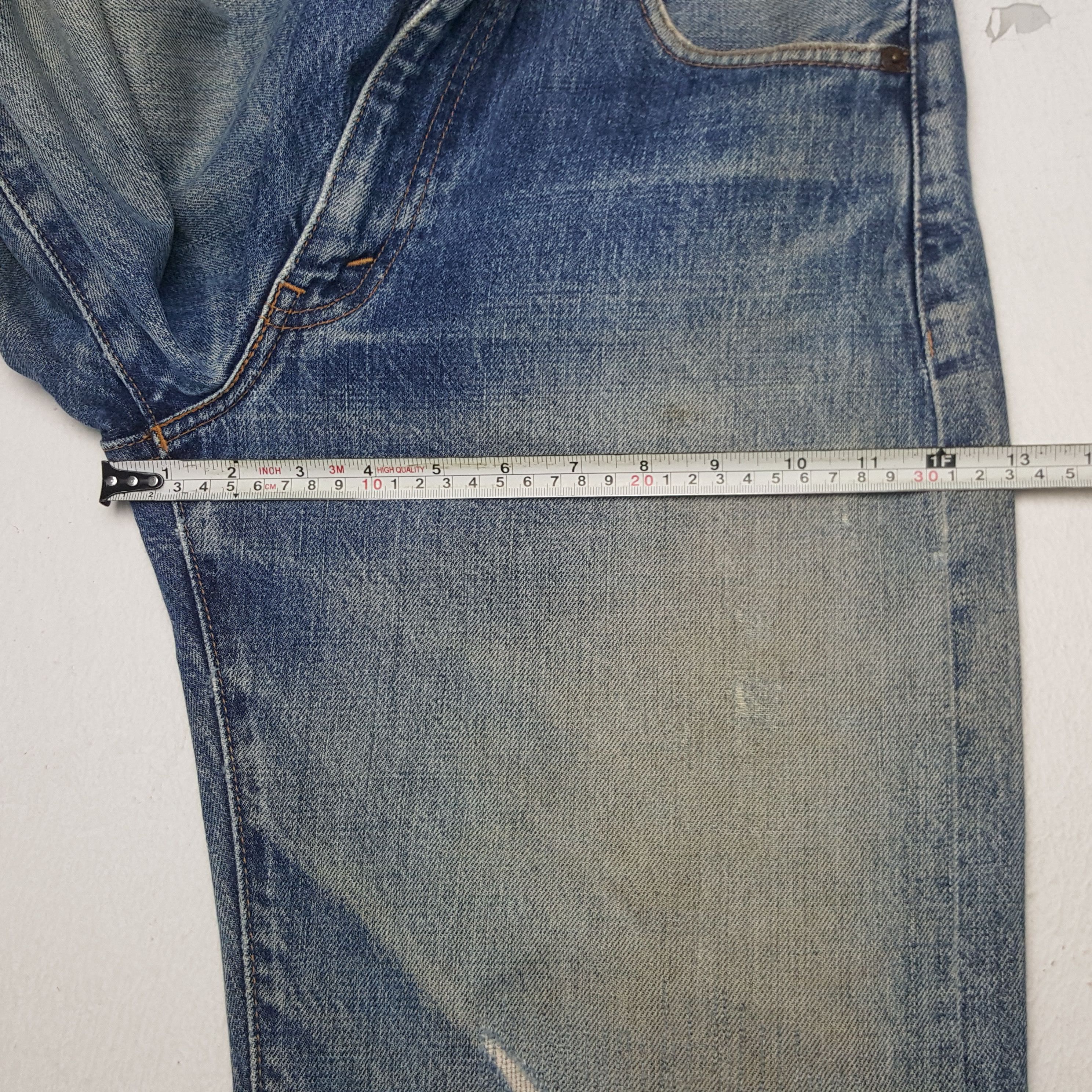 Levi's × Vintage Vintage Levi's Selvedge American Distressed Denim Jeans Size US 29 - 11 Thumbnail