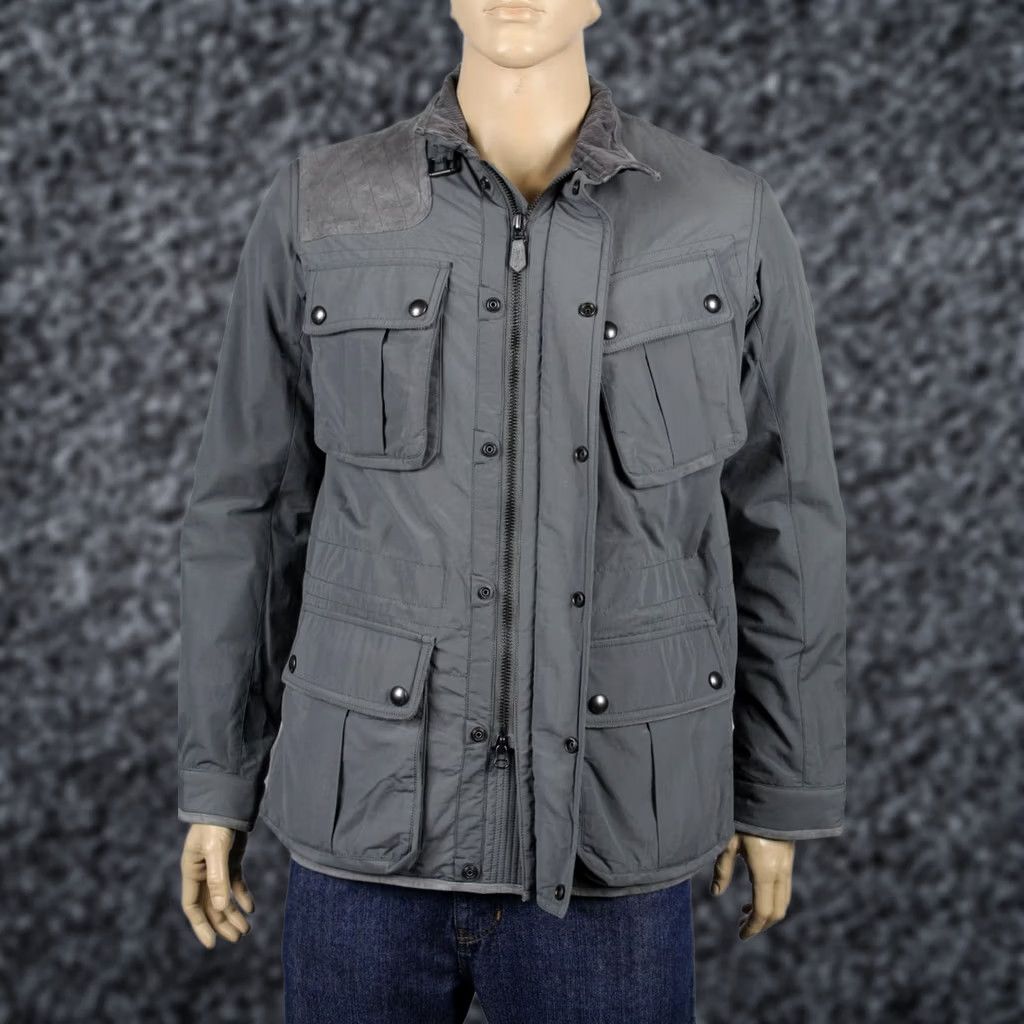 Ralph Lauren POLO Golf Ralph Lauren Large Grey Suede Coat Water Resistant Jacket NWT Size US L / EU 52-54 / 3 - 1 Thumbnail