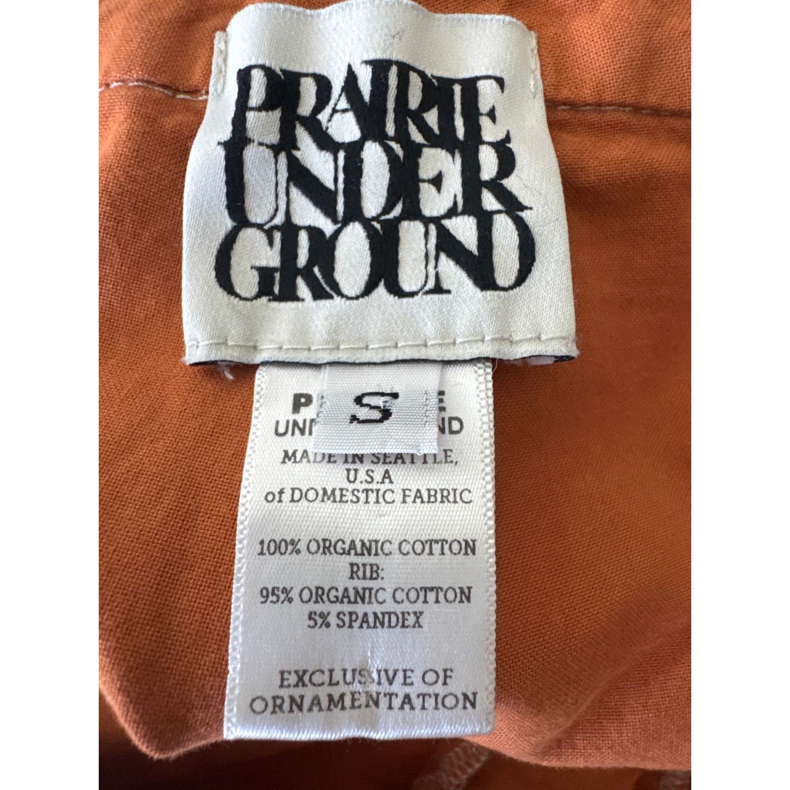 Other PRAIRIE UNDERGROUND Button Fly Organic Cotton Ribbed Pants Size 32" / US 10 / IT 46 - 5 Thumbnail