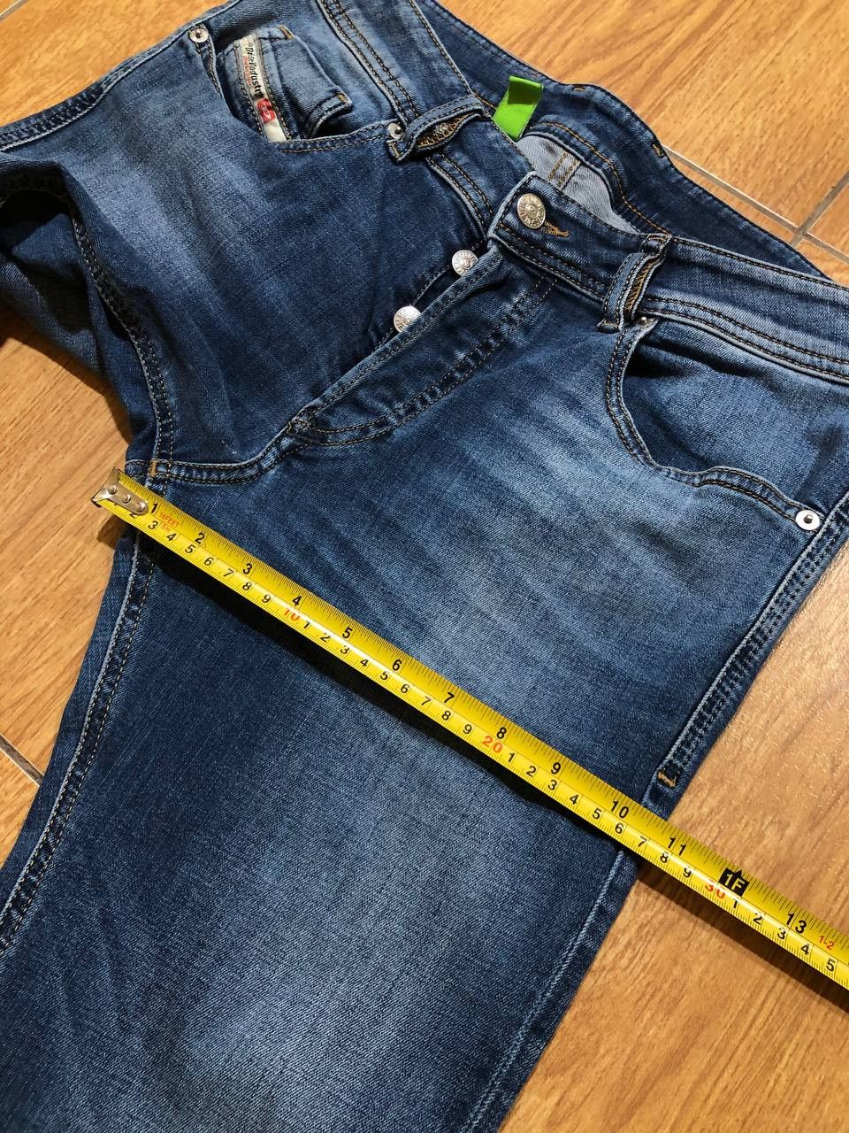 Diesel Diesel Sleenker Men Skinny Blue Denim Jeans Size US 32 / EU 48 - 8 Thumbnail