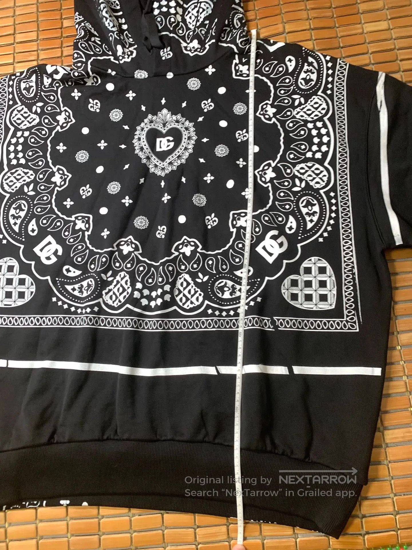 Dolce & Gabbana Dolce & Gabbana Sacred Heart Bandana Hoodie. Size US XL / EU 56 / 4 - 8 Thumbnail
