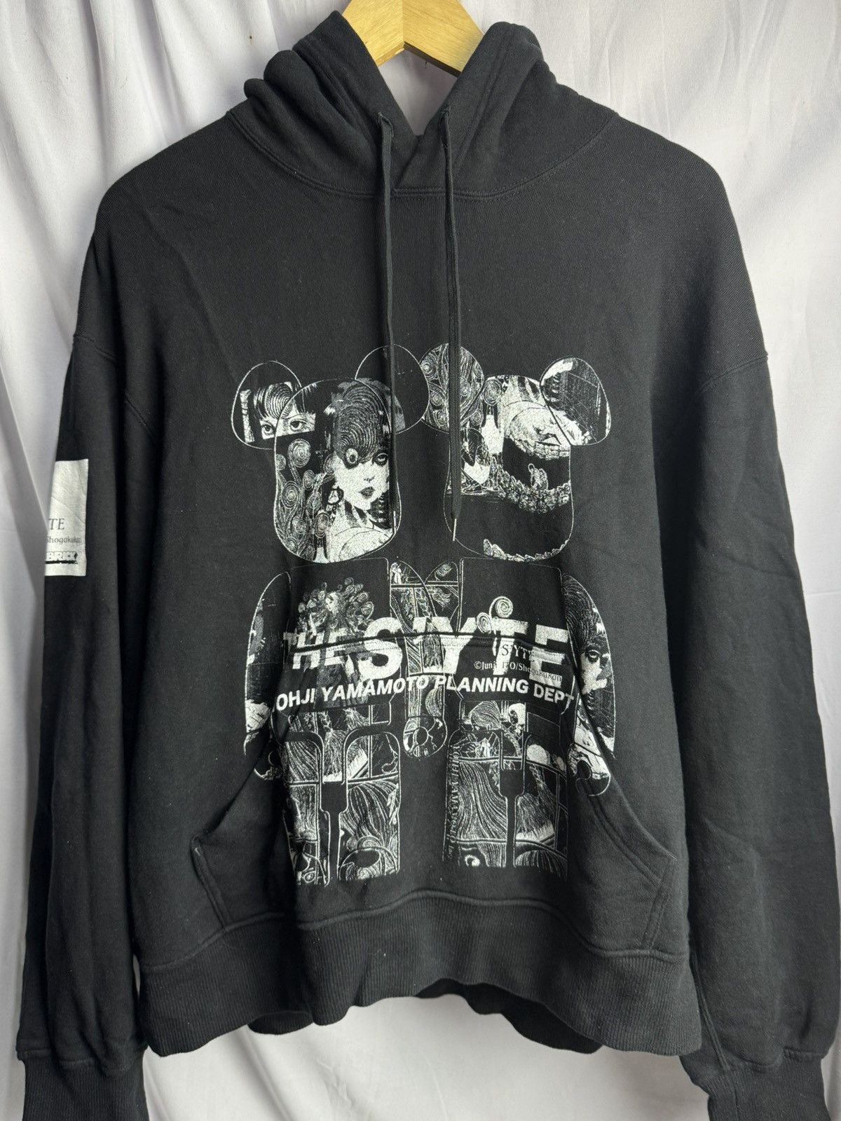 Yohji Yamamoto Yohji Yamamoto Bearbrick Hoodie Medicom Toy Size US M / EU 48-50 / 2 - 2 Thumbnail