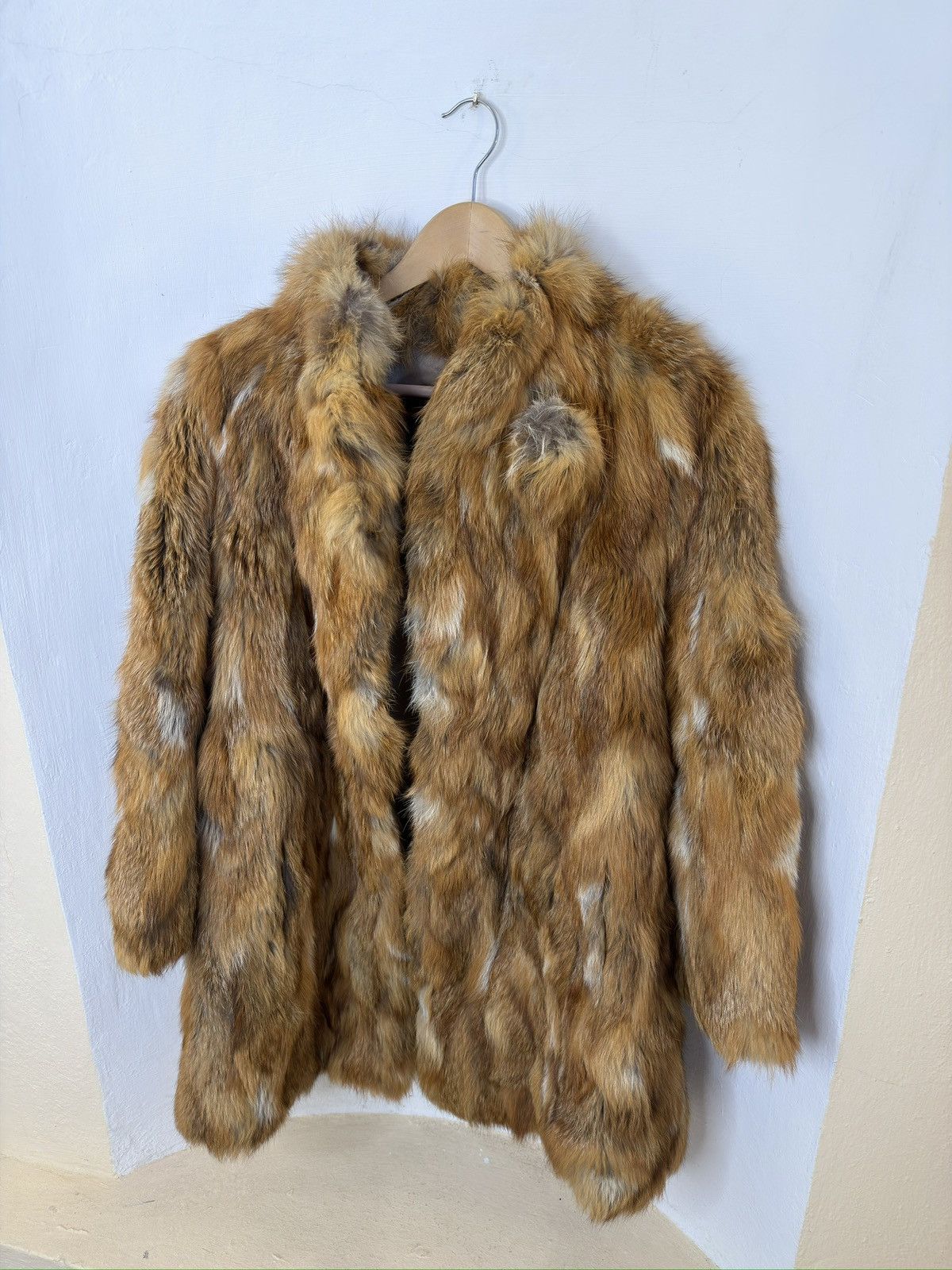 Jean Paul Gaultier Rare Archive 90s JPG Classique Patchwork Fox Fur Coat Size M / US 6-8 / IT 42-44 - 6 Thumbnail