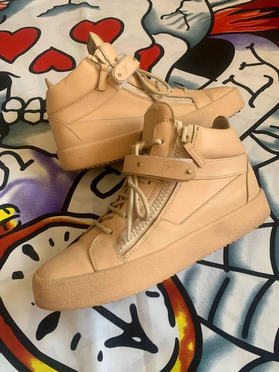 Giuseppe Zanotti Giuseppe Zanotti womens Jamie hightop sneakers Size 40EU Size US 7 / EU 40 - 1 Thumbnail