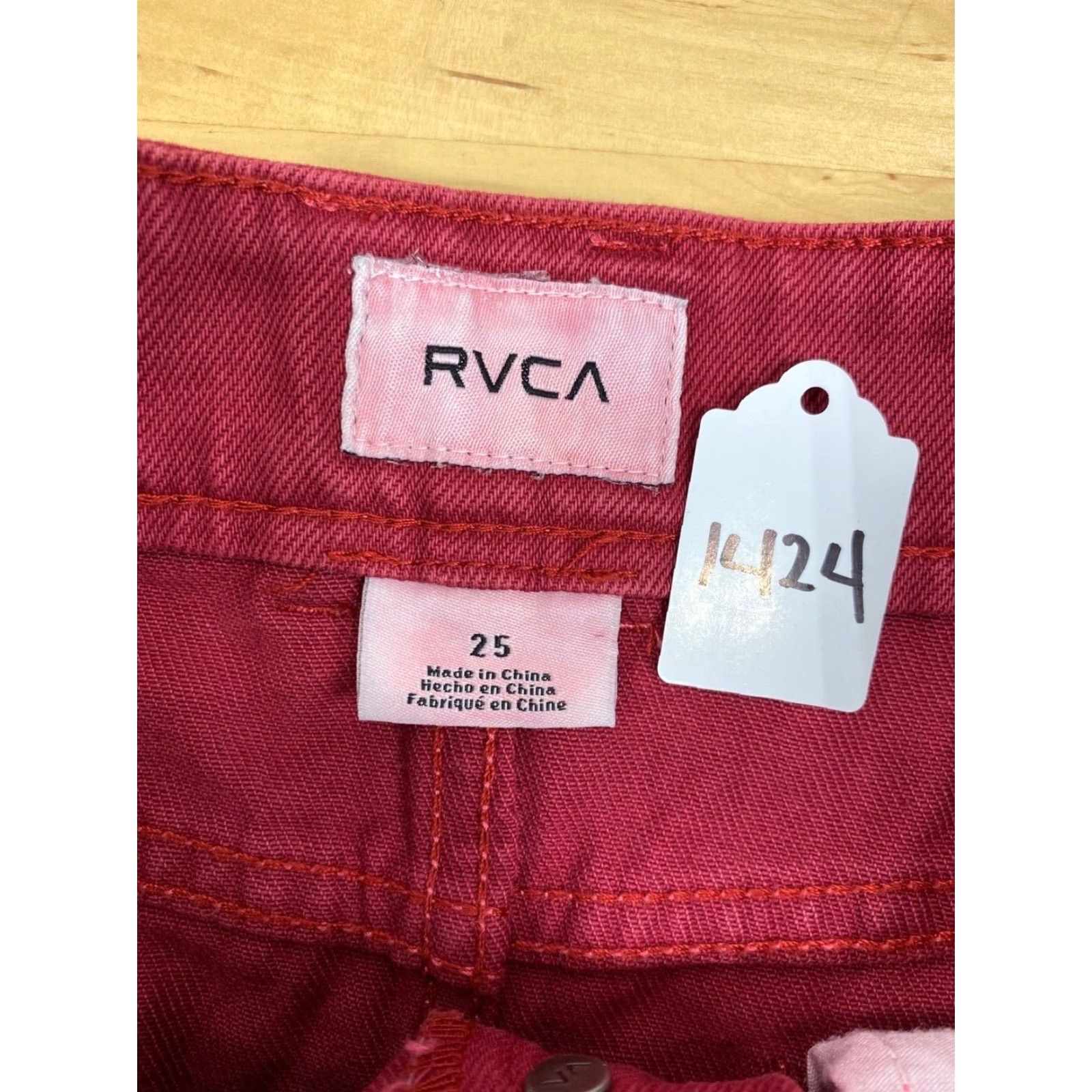RVCA RVCA Womens Red Skirt Size 42" / US 20 - 3 Thumbnail