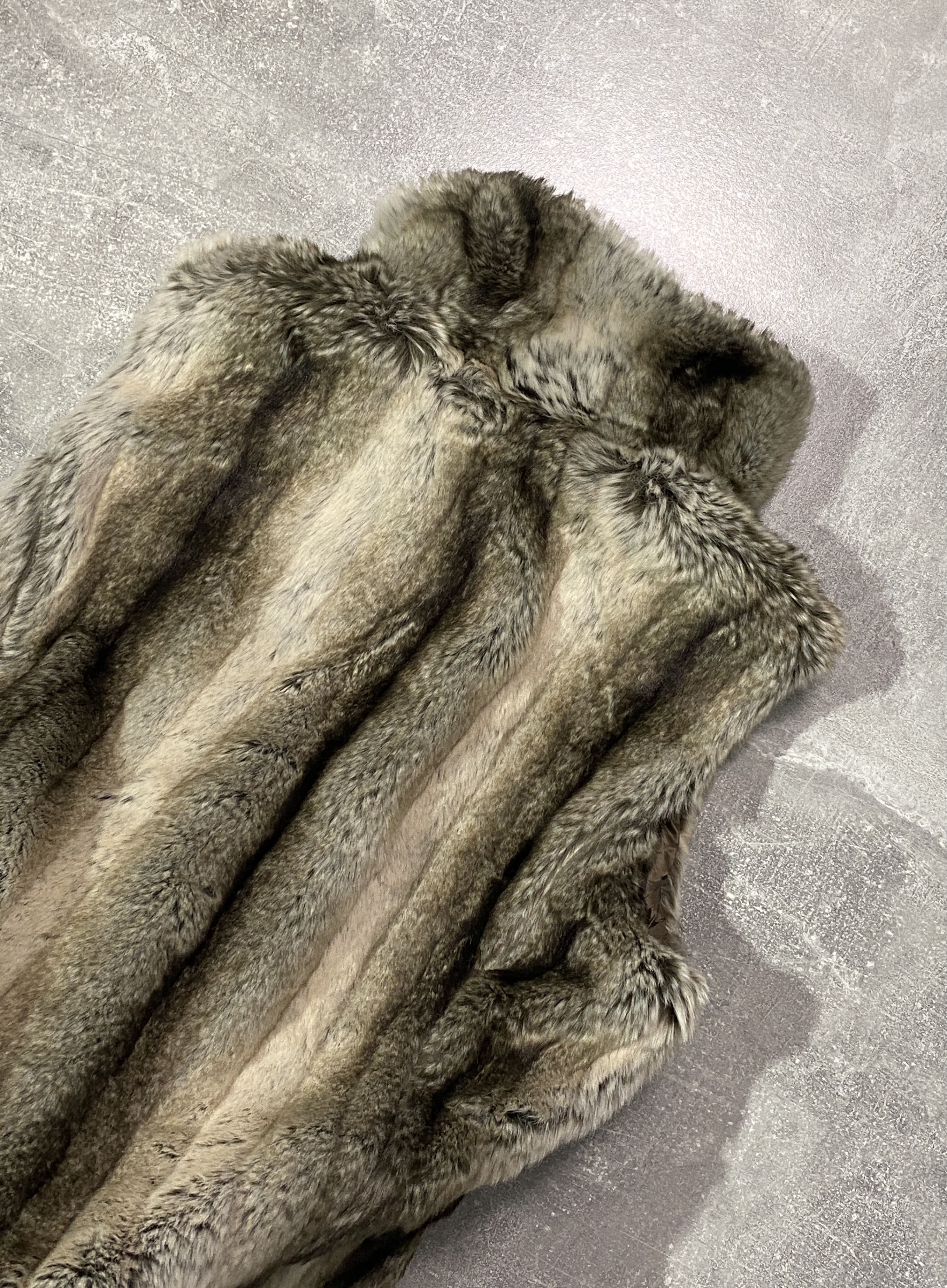 Le Grande Bleu (L.G.B.) CRAZY Y2K FLUFFY VAMP BROWN LGB TYPE FAUX FUR OPIUM VEST Size US S / EU 44-46 / 1 - 5 Thumbnail