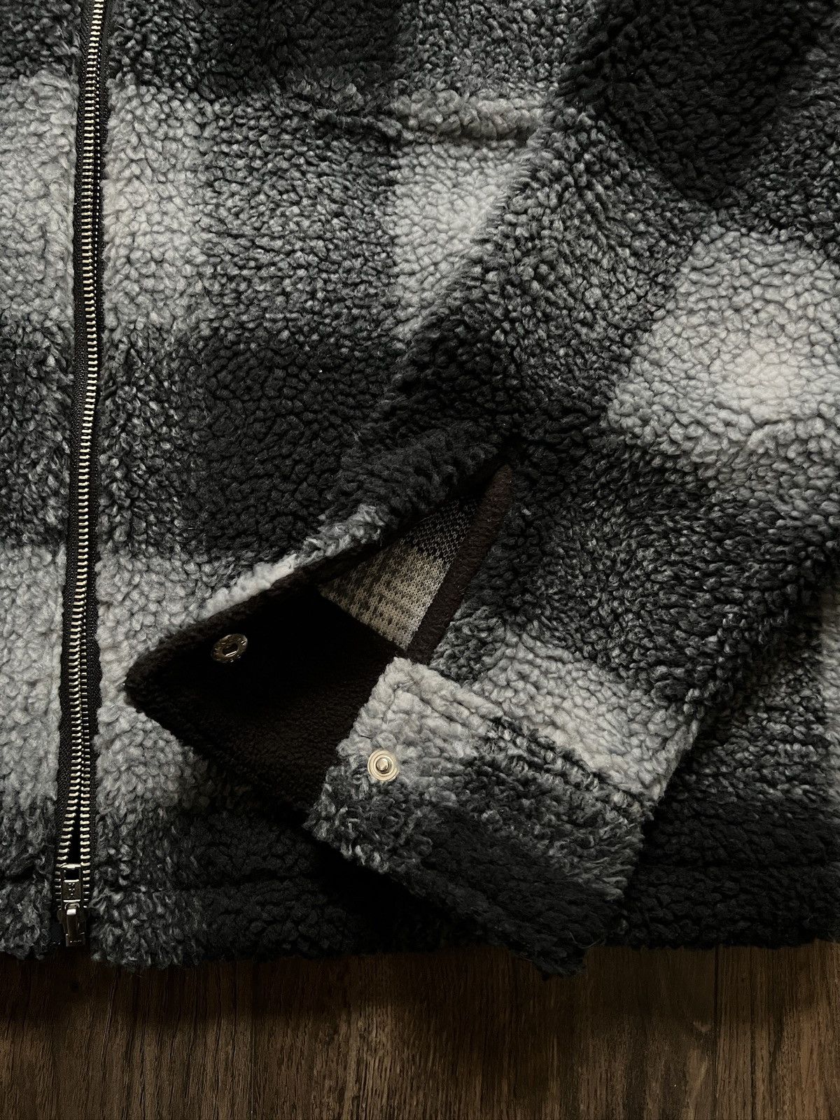 Stussy Stussy Shadow Plaid Sherpa Jacket Size US L / EU 52-54 / 3 - 6 Thumbnail