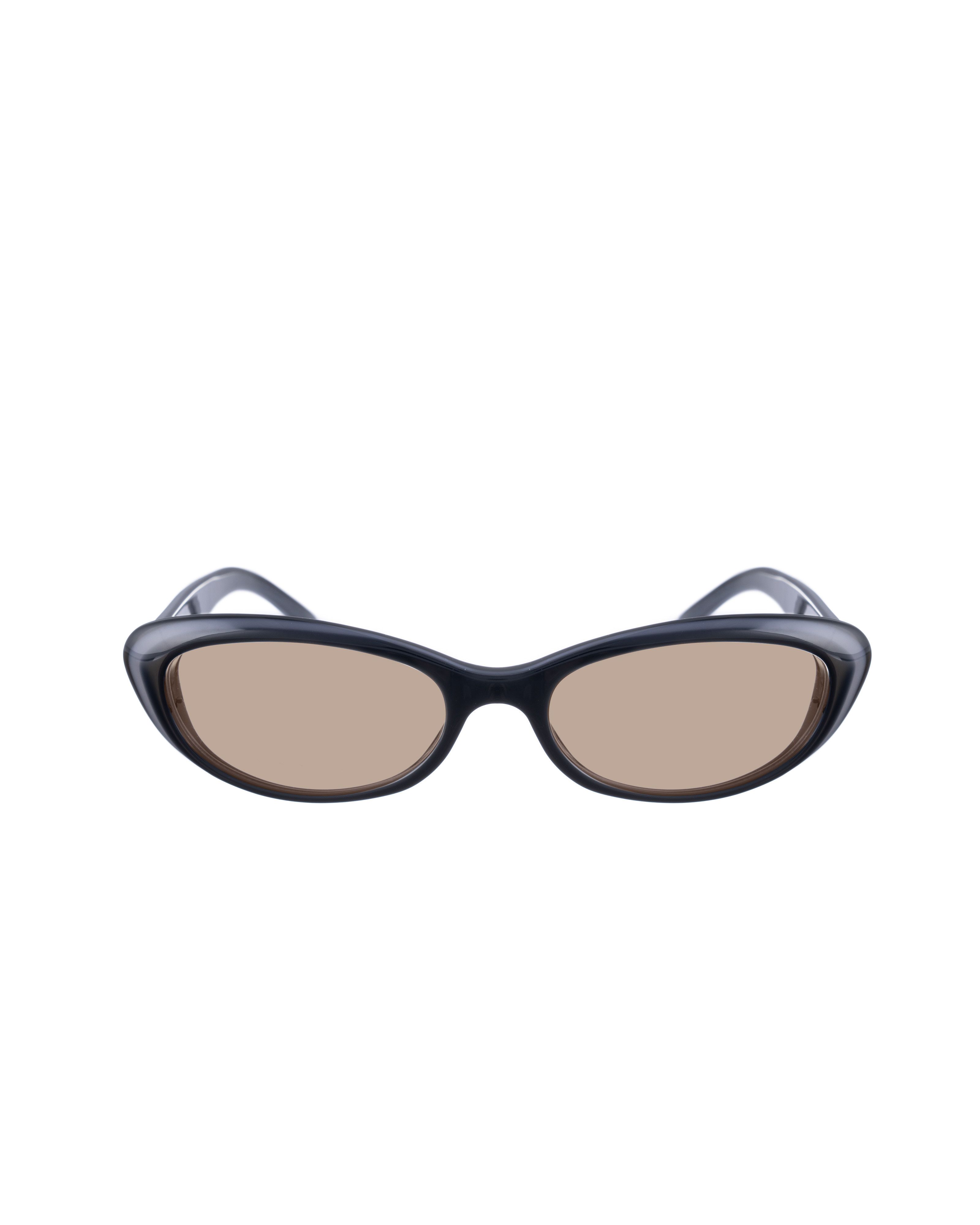 Gucci Gucci 00s Black & Grey Cat Eye Sunglasses with Crystal Heart Size ONE SIZE - 2 Thumbnail