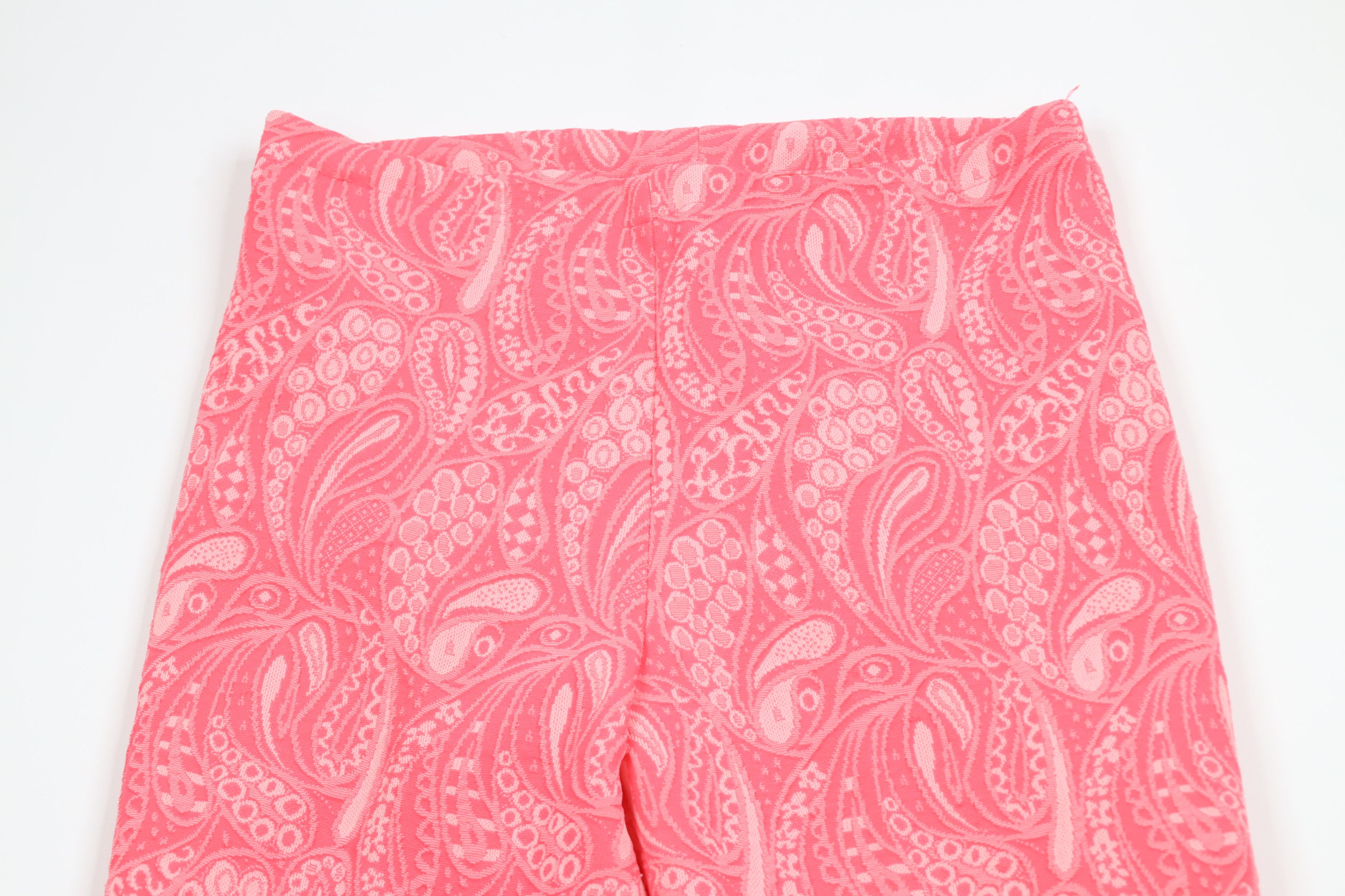 Vintage Vintage 70s 3 Piece Paisley Knit Skirt Bell Bottoms Suit Size XL / US 12-14 / IT 48-50 - 16 Thumbnail