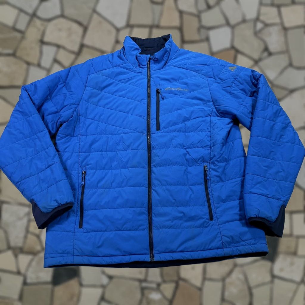 Eddie Bauer Eddie Bauer First Ascent Jacket Mens XL Blue Reversible Puffer Full Zip Outdoor Size US XL / EU 56 / 4 - 1 Thumbnail