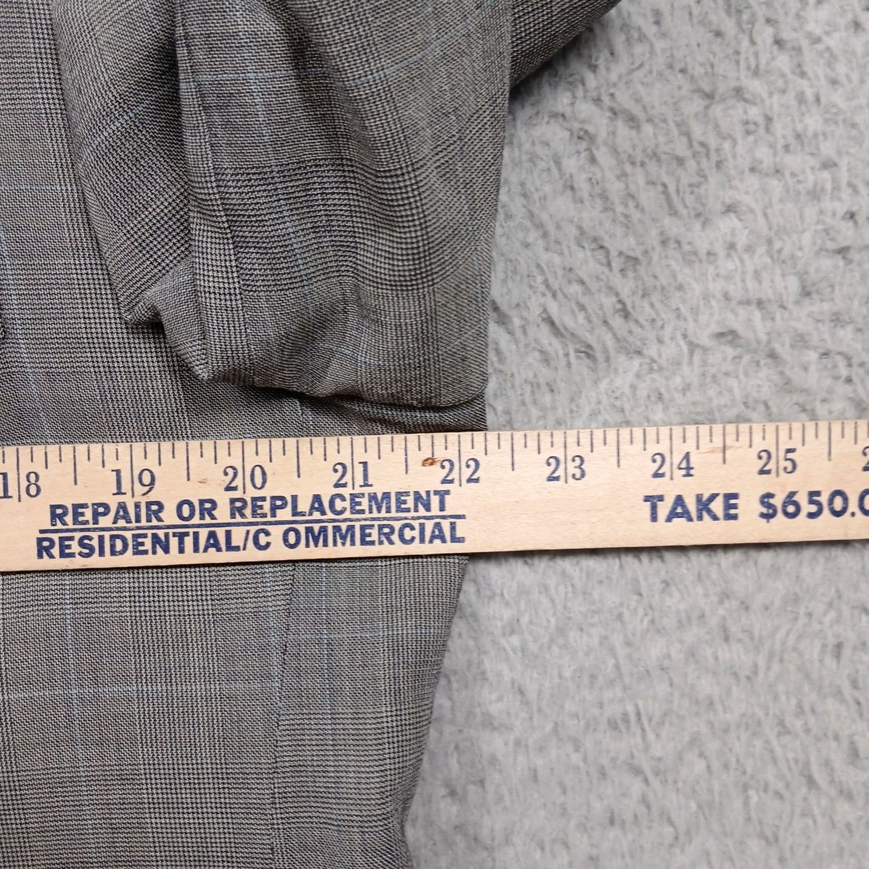 Corneliani Corneliani Jacket Blazer Sport Coat Mens 52 8L Gray Italy Wool Tailored Size 52R - 7 Thumbnail