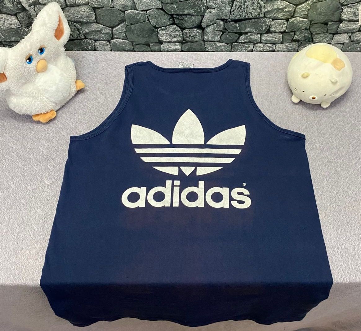 Adidas Vintage 90s Adidas Big Logo Singlet Size US M / EU 48-50 / 2 - 3 Thumbnail