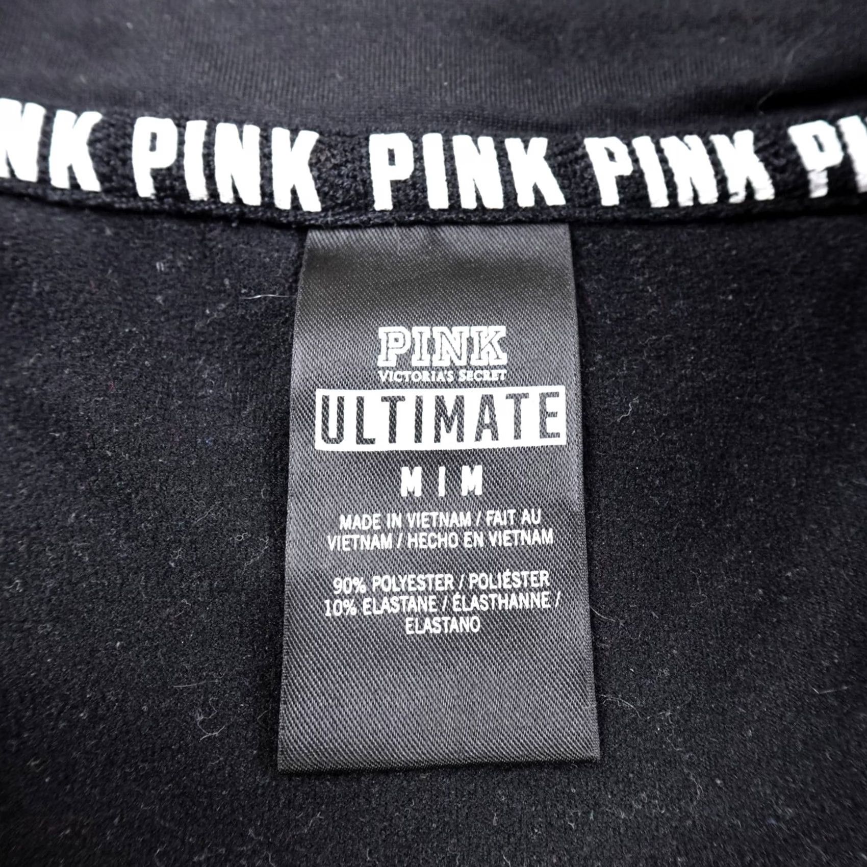 Victoria's Secret Victoria's Secret Pink Jacket Womens M Gray Black Zip Sweatshirt Preppy Full Zip Casual Workwear Size M / US 6-8 / IT 42-44 - 5 Thumbnail