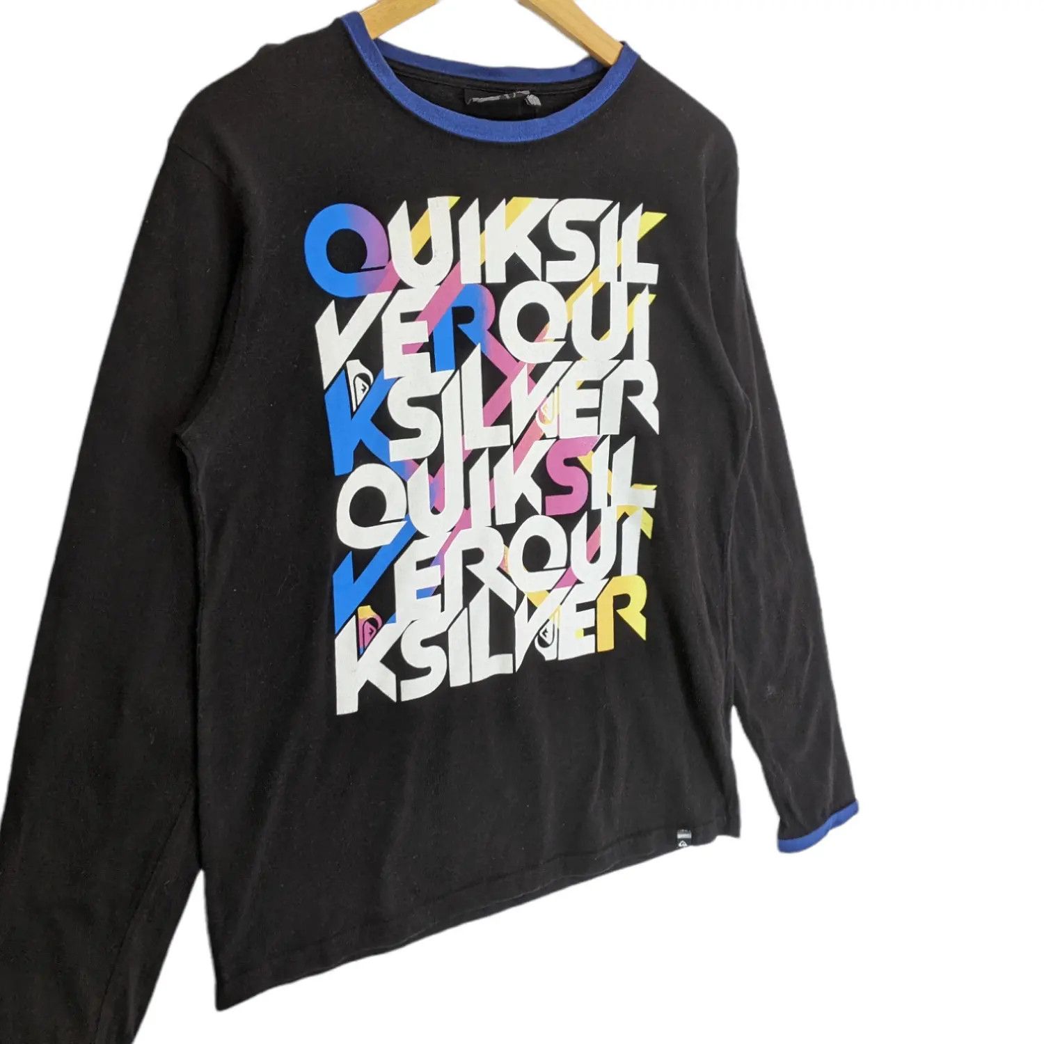 Quiksilver QUIKSILVER Surfboard Big Spell Out Image Long Sleeve T-Shirt Size US M / EU 48-50 / 2 - 3 Thumbnail