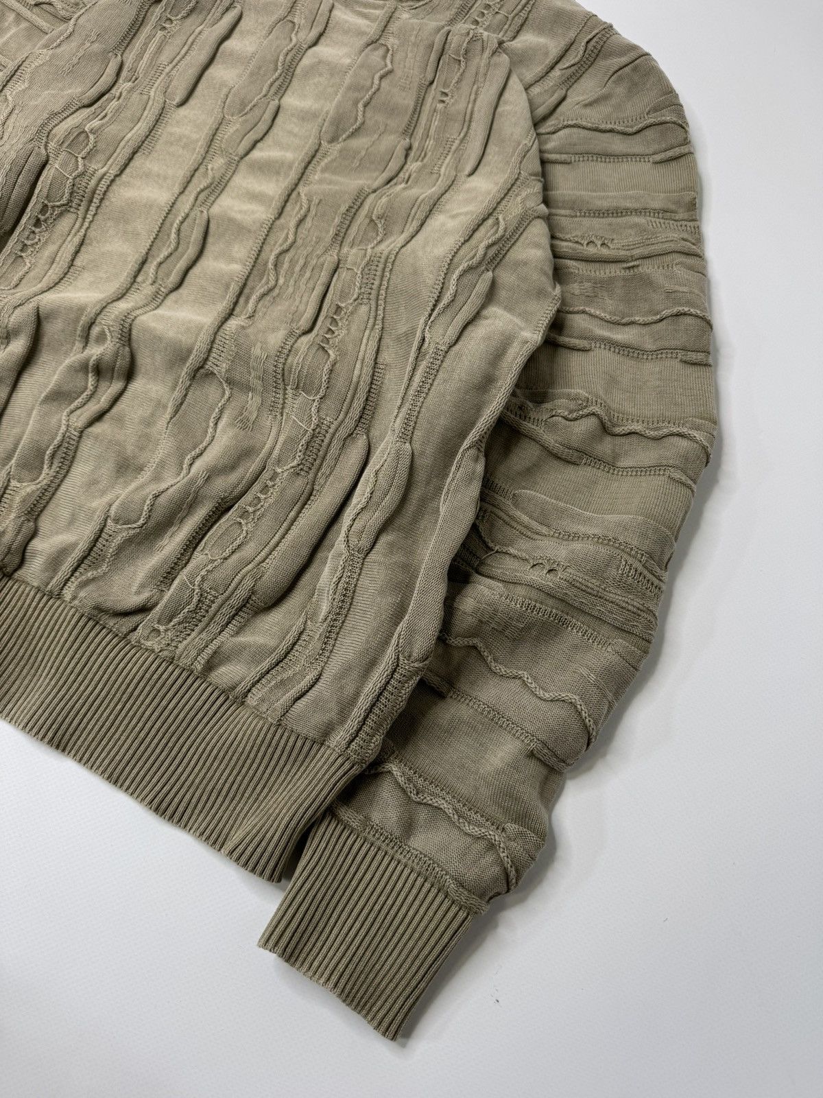Coogi Vintage avant garde khaki coogi vibe cable knit swag y2k sk8 Size US M / EU 48-50 / 2 - 4 Thumbnail