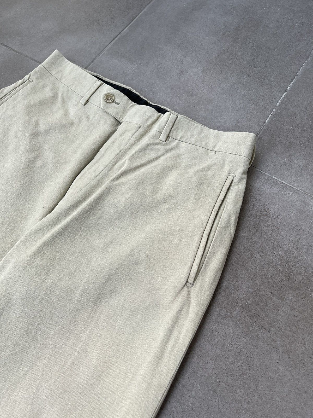 Prada Archive Prada High Rise Cream Casual Pants Size US 30 / EU 46 - 12 Thumbnail