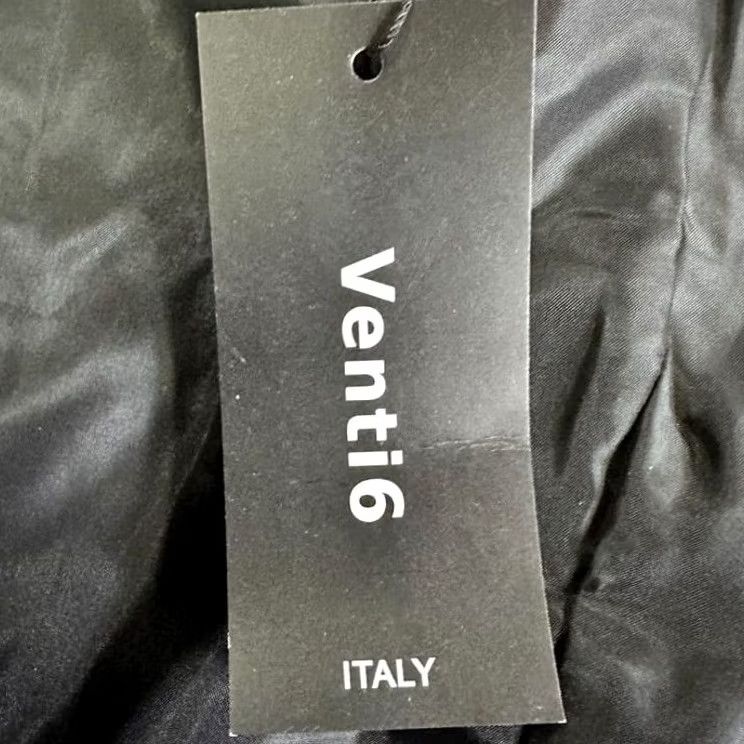 Vintage Venti6 Jacket Womens M Black Houndstooth Full Zip Coat Ladies NEW Size M / US 6-8 / IT 42-44 - 4 Thumbnail
