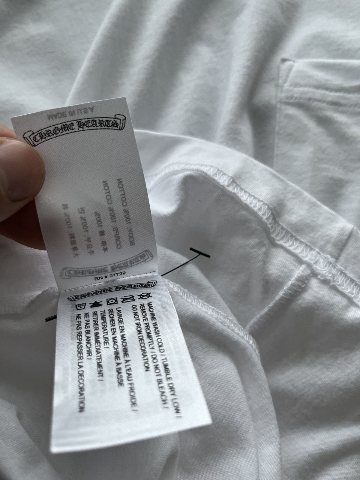 Chrome Hearts RARE Chrome Hearts Logo Tee T-shirt Brand New Size US L / EU 52-54 / 3 - 6 Thumbnail