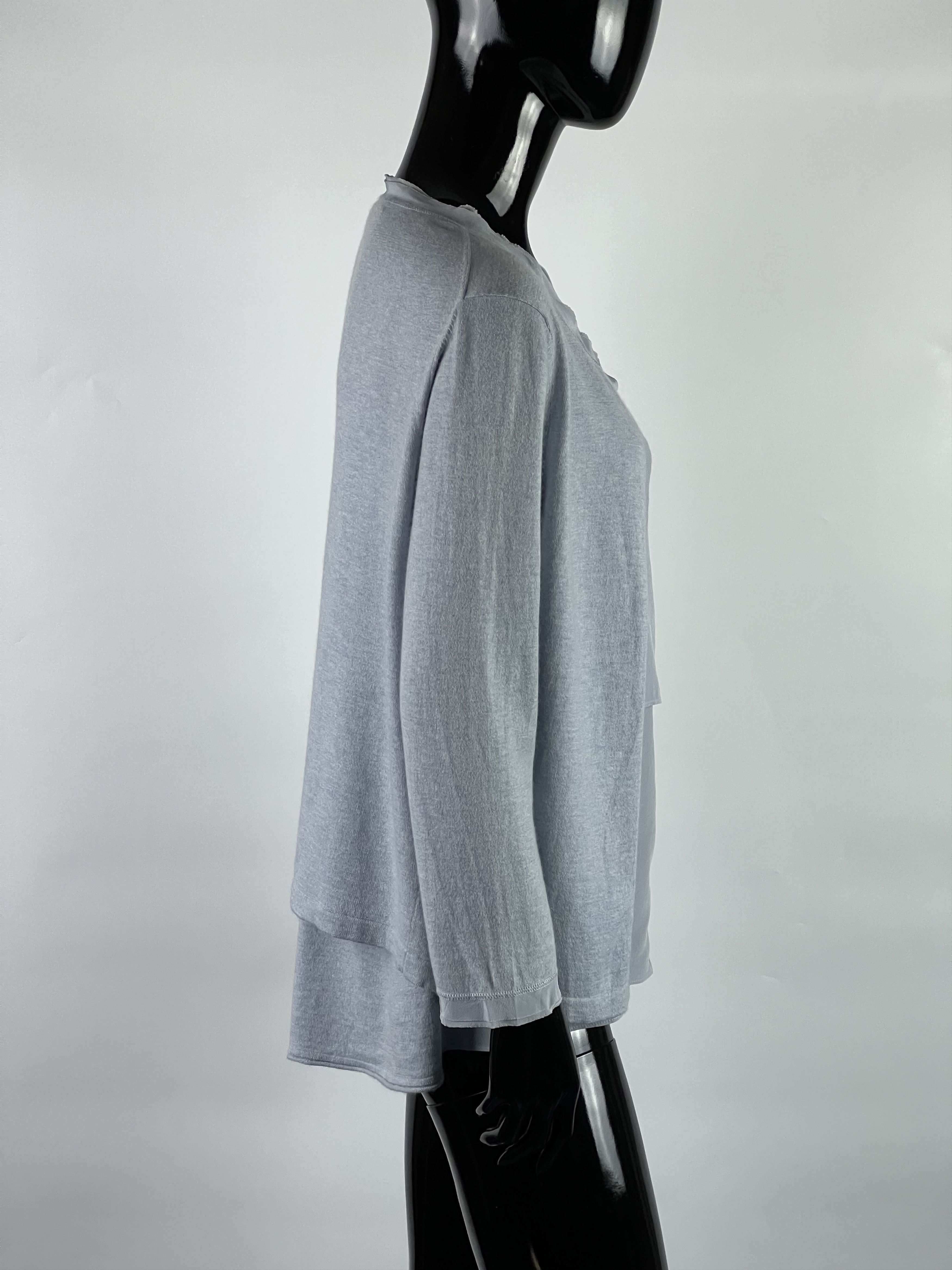 Designer Hemisphere Set Open Cardigan Tank Top Cashmere Silk Size S / US 4 / IT 40 - 2 Thumbnail