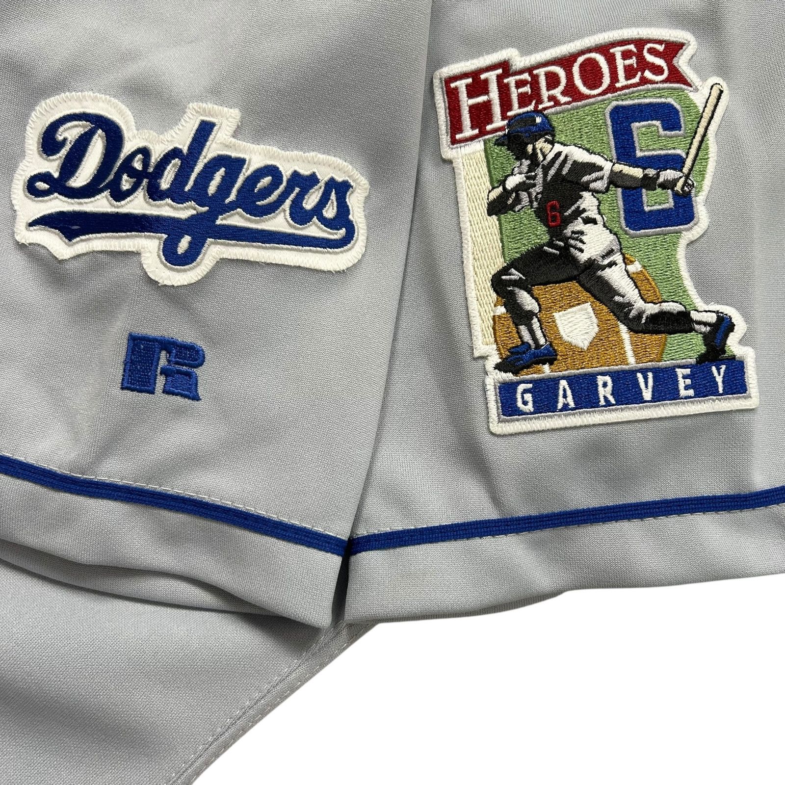 MLB × Russell Athletic × Vintage 90s LOS ANGELES DODGERS GARVEY PATCH AUTHENTIC JERSEY Sz 40 Size US M / EU 48-50 / 2 - 2 Thumbnail