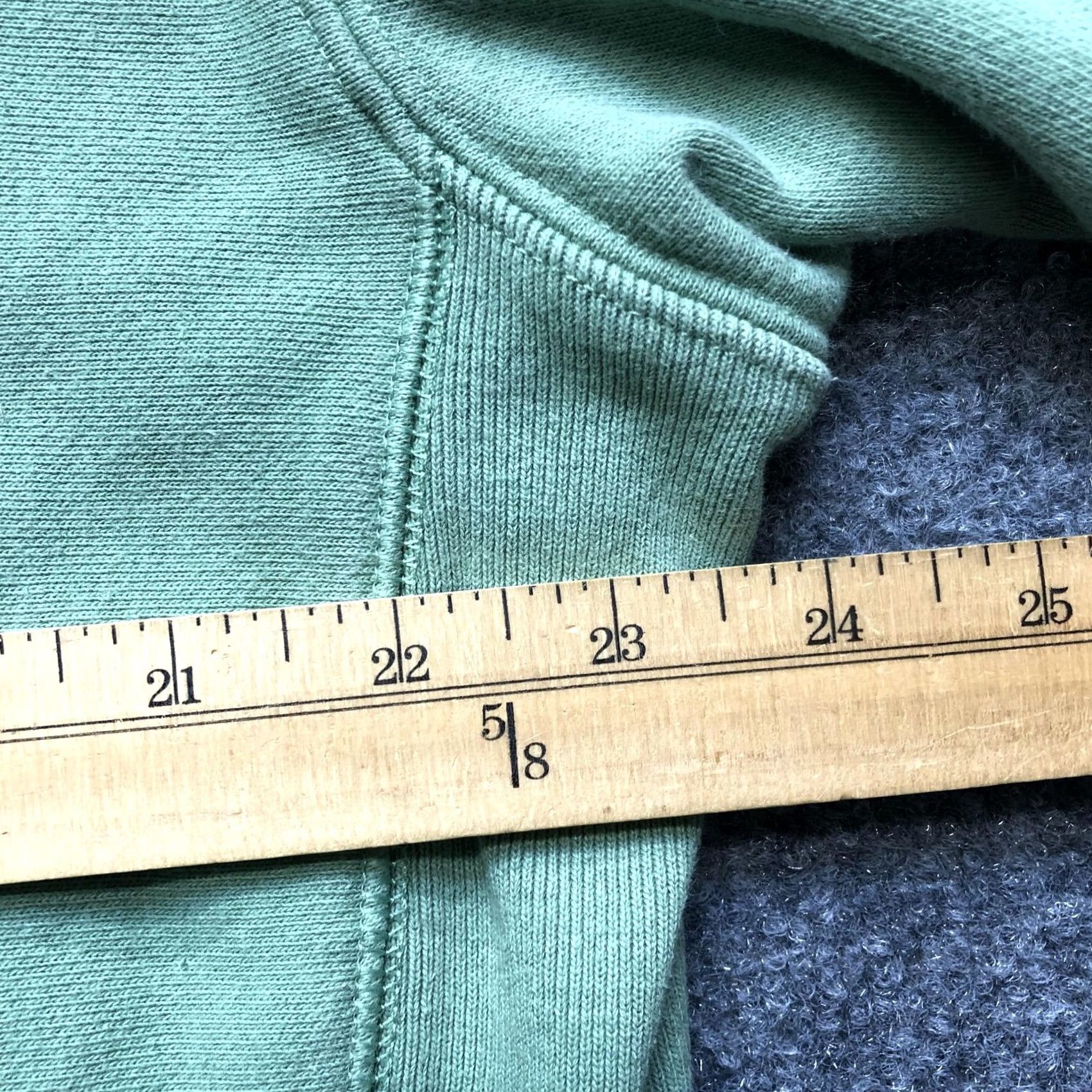 Champion VINTAGE Champion Reverse Weave Sweatshirt Mens XL Green 1/4 Zip Phys Ed Fleece Size US XL / EU 56 / 4 - 3 Thumbnail