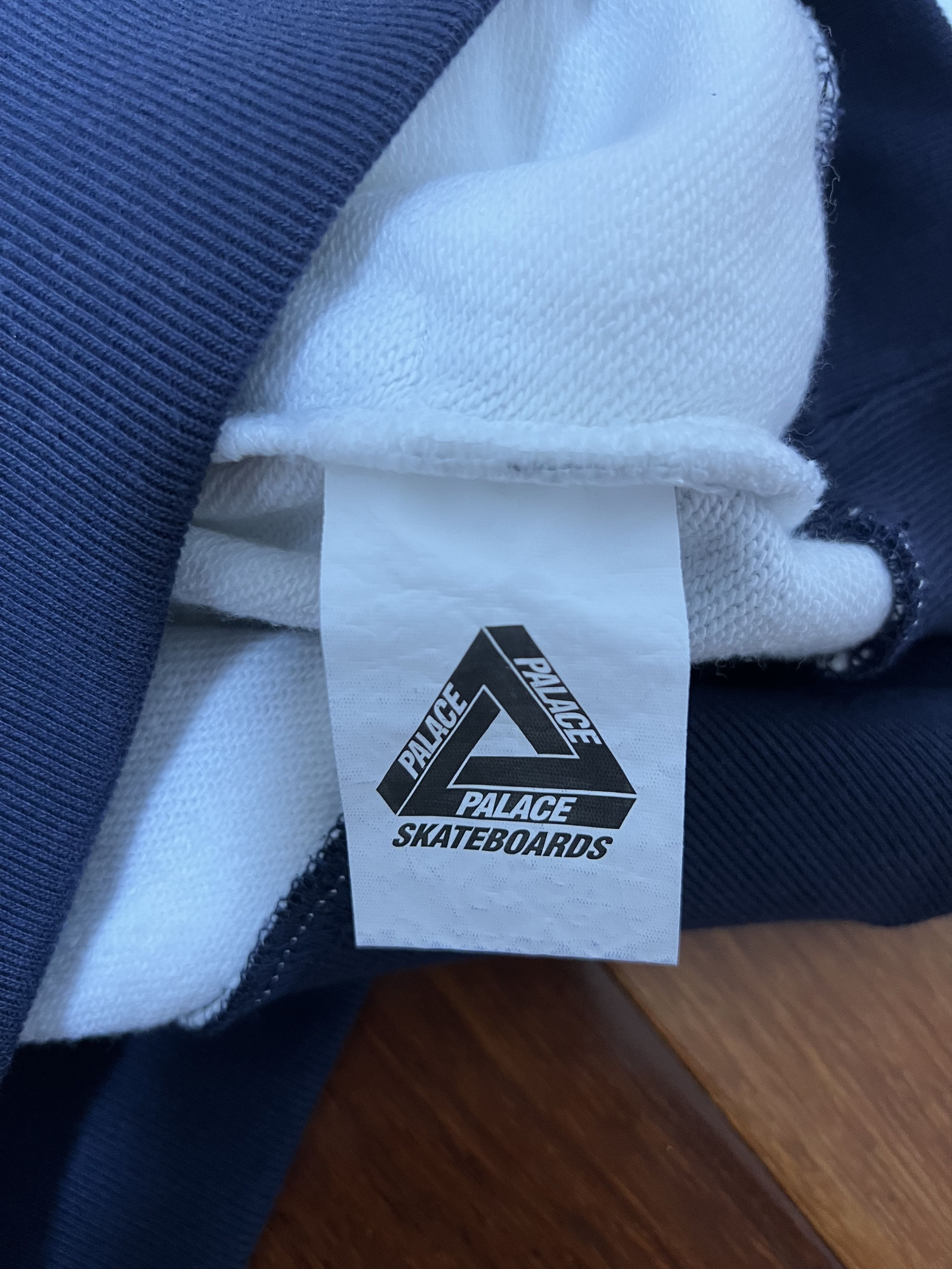 Palace 💚 2019 Palace TRI-STRIPE-ZIP Hoodie Navy Medium NEW Size US M / EU 48-50 / 2 - 11 Thumbnail