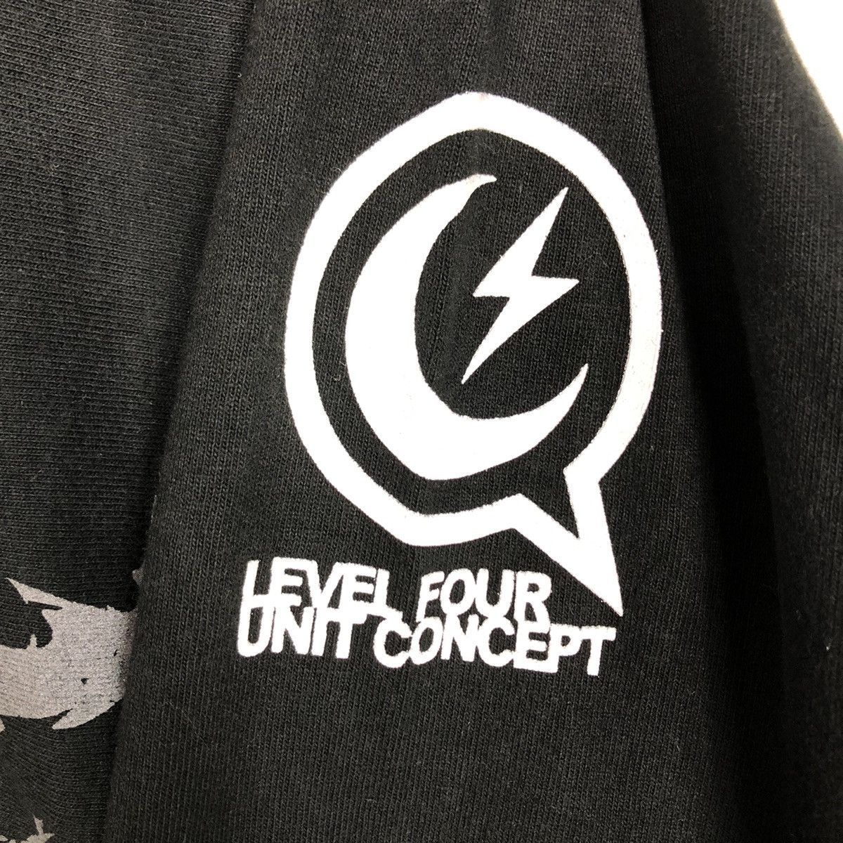 Japanese Brand 📌Vintage Sweatshirt Rich Black Concept Delta Big Logo Size US M / EU 48-50 / 2 - 13 Thumbnail